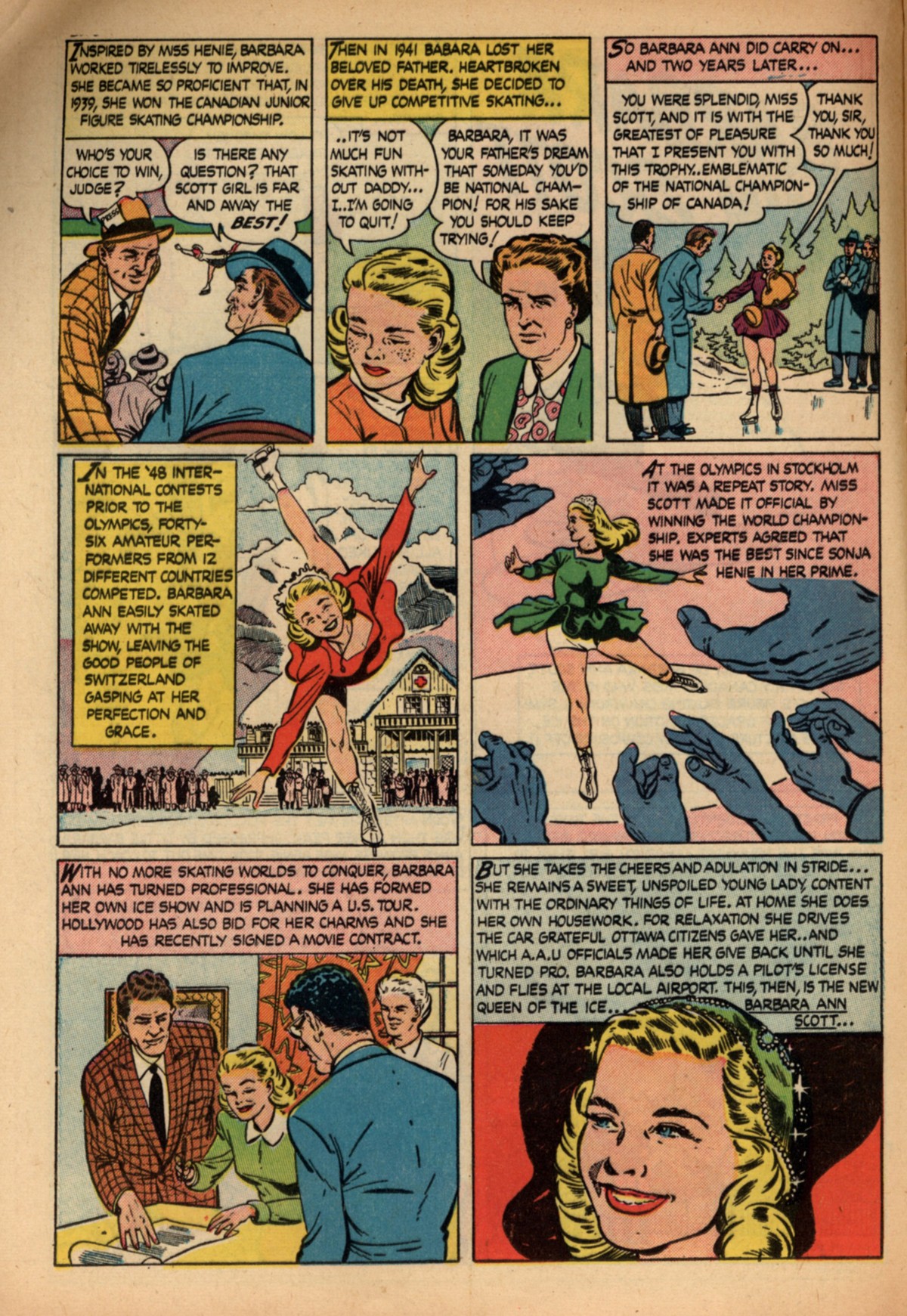 Read online Babe Ruth Sports Comics comic -  Issue #6 - 16