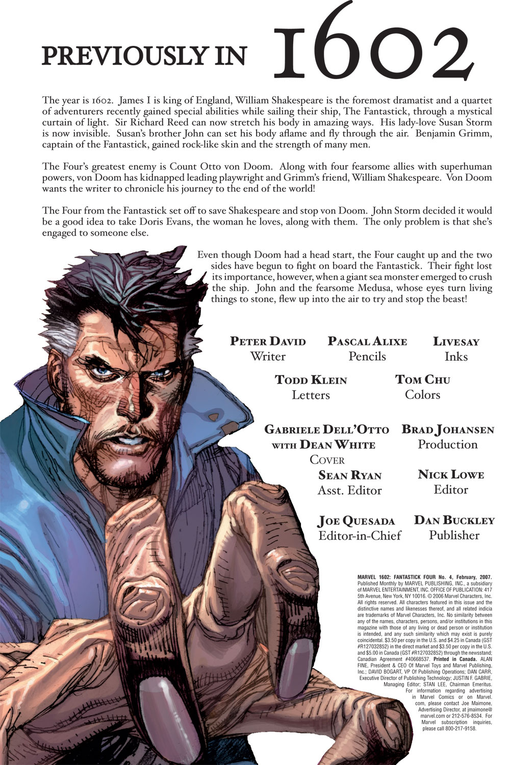 Read online Marvel 1602: Fantastick Four comic -  Issue #4 - 2