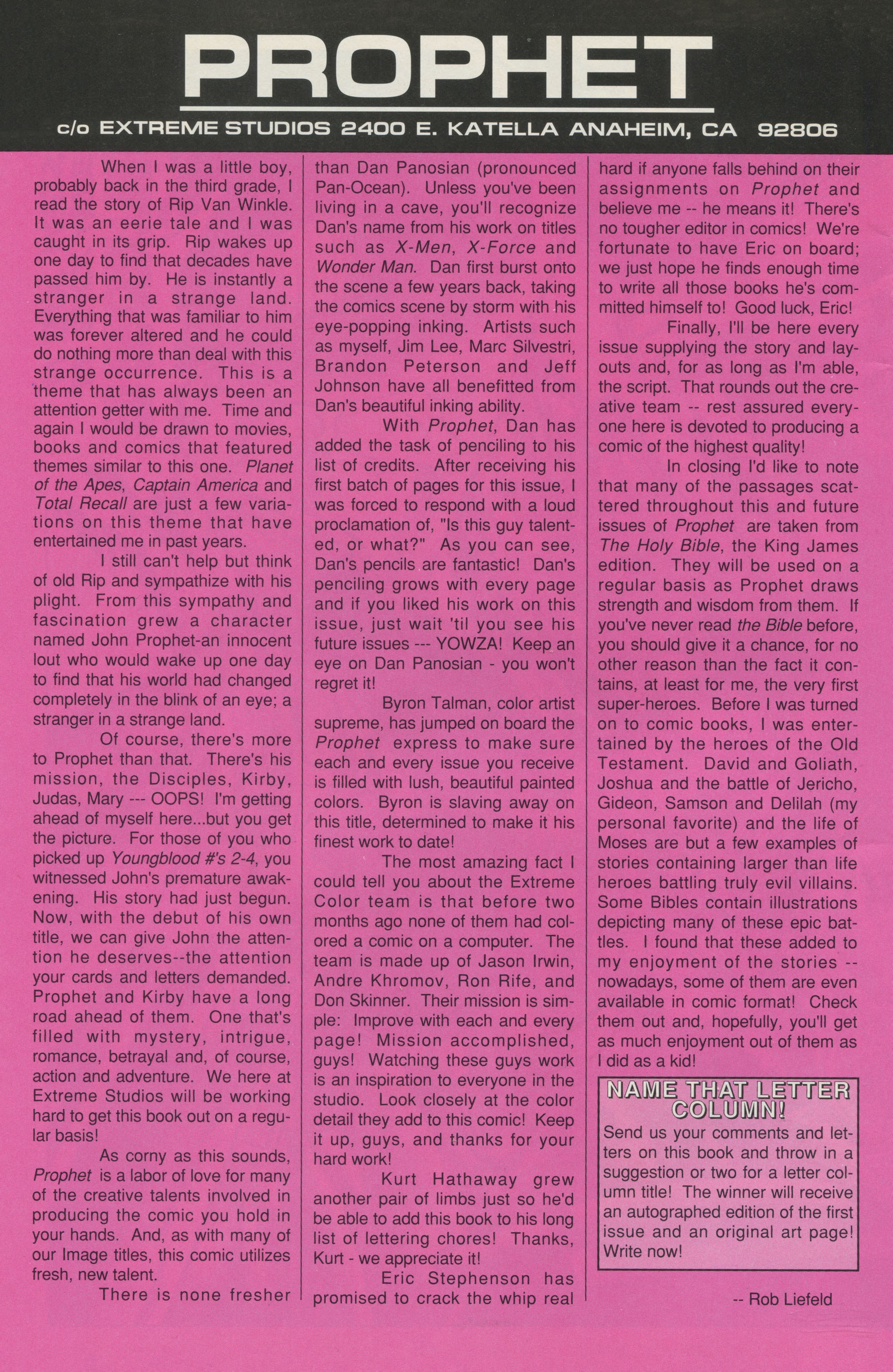 Read online Prophet: Facsimile Editions comic -  Issue # Full - 19