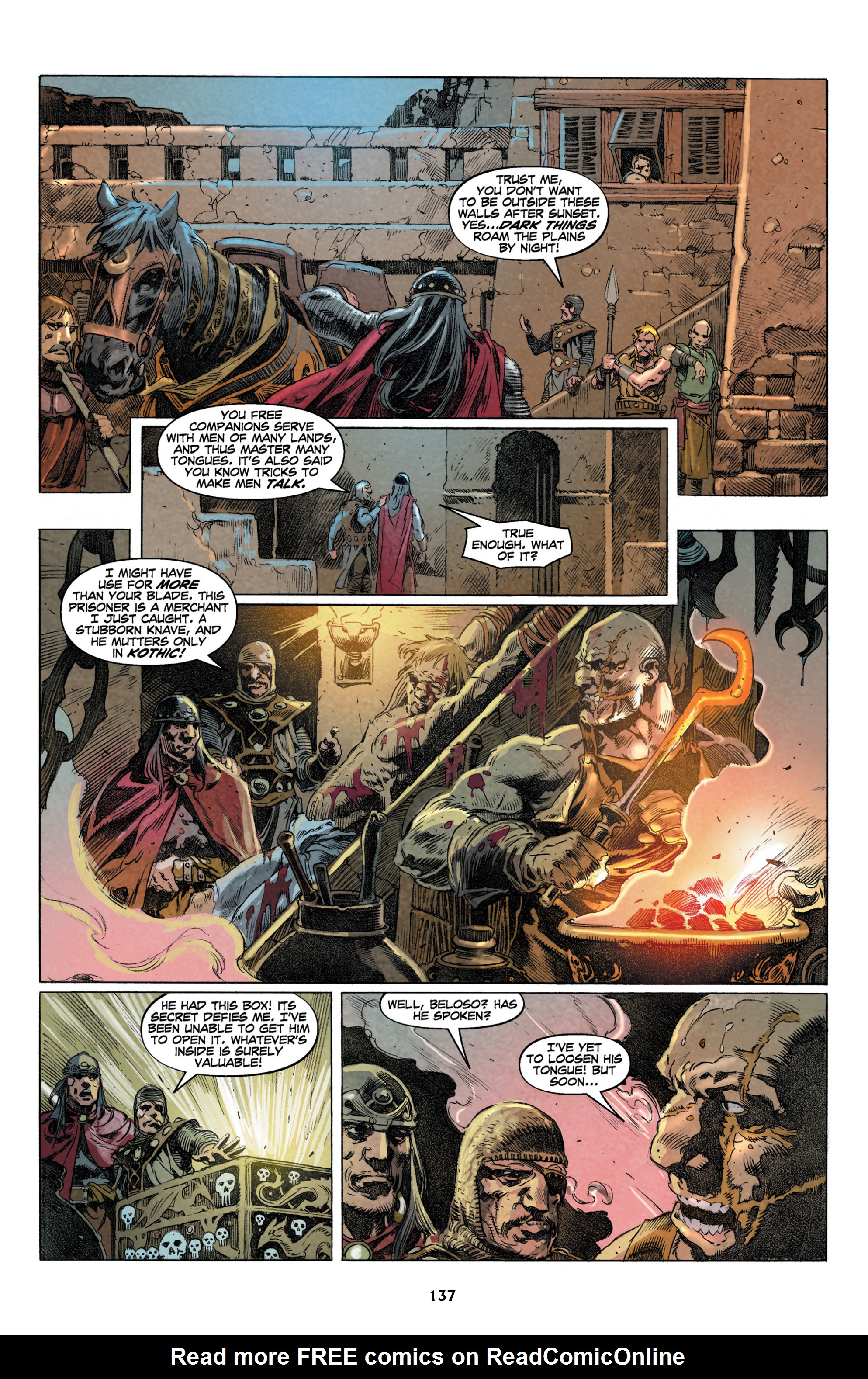 Read online King Conan: The Hour of the Dragon comic -  Issue # _TPB - 137