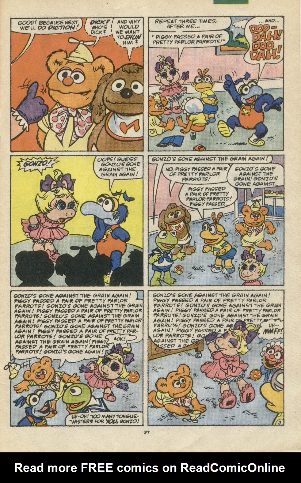 Read online Muppet Babies comic -  Issue #19 - 29