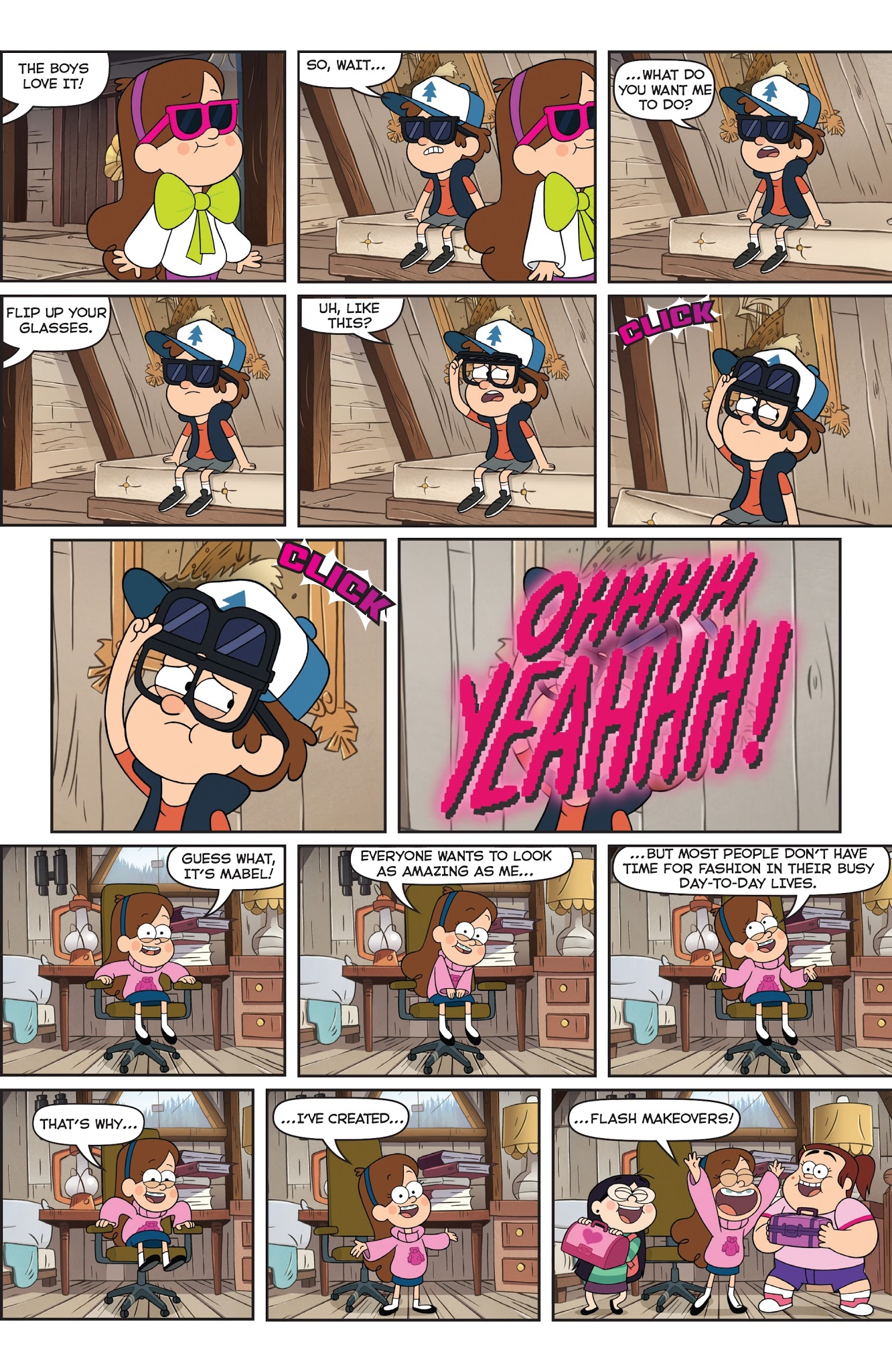 Read online Disney Gravity Falls Shorts Cinestory Comic comic -  Issue #3 - 15