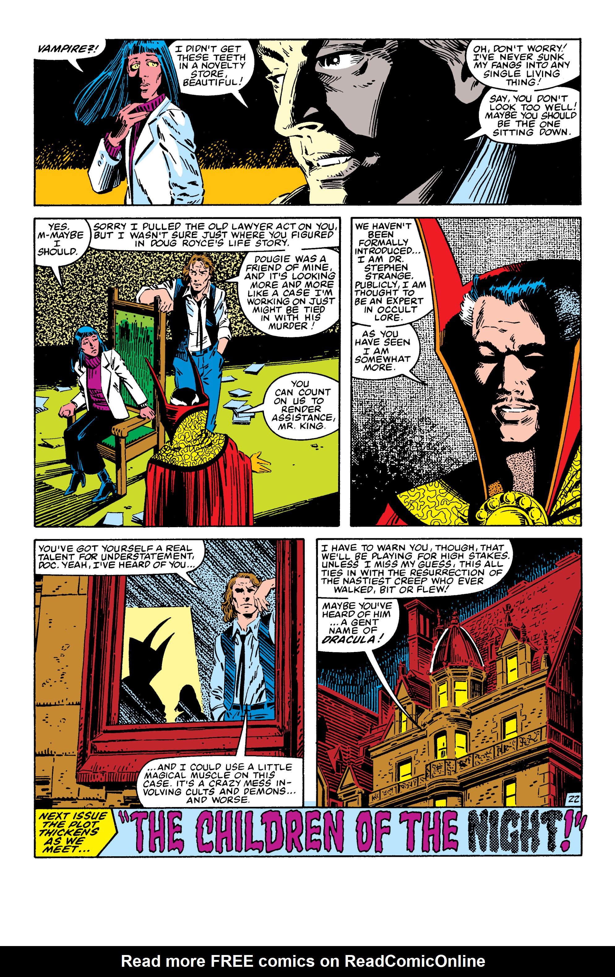 Read online Doctor Strange vs. Dracula comic -  Issue # TPB - 62