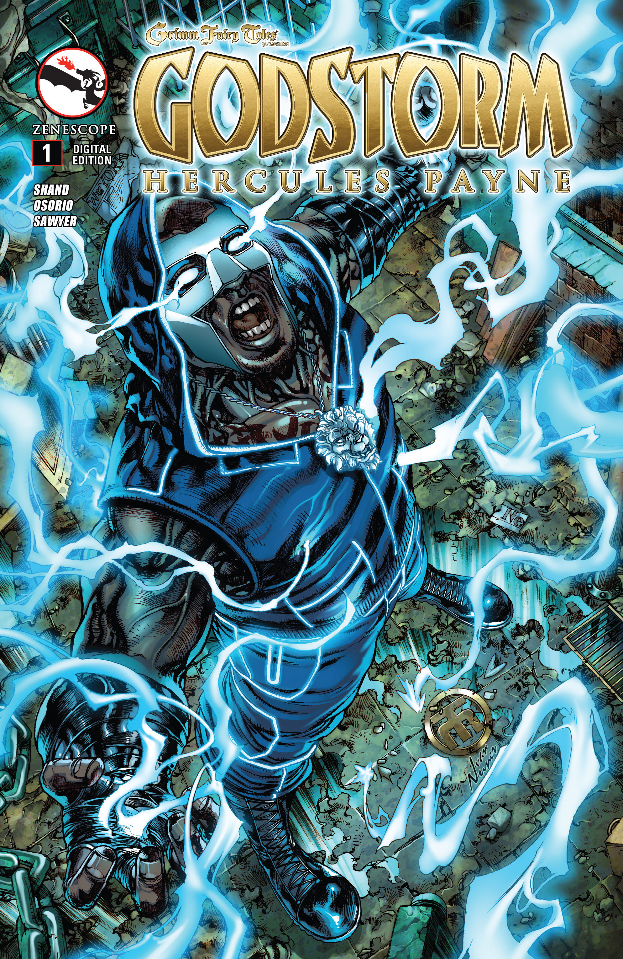 Read online Grimm Fairy Tales presents Godstorm: Hercules Payne comic -  Issue #1 - 1