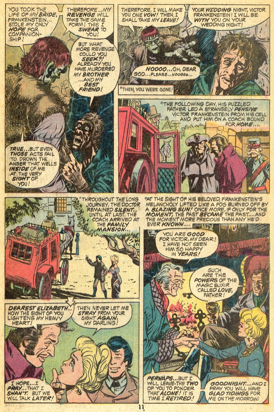 Read online Frankenstein (1973) comic -  Issue #3 - 9