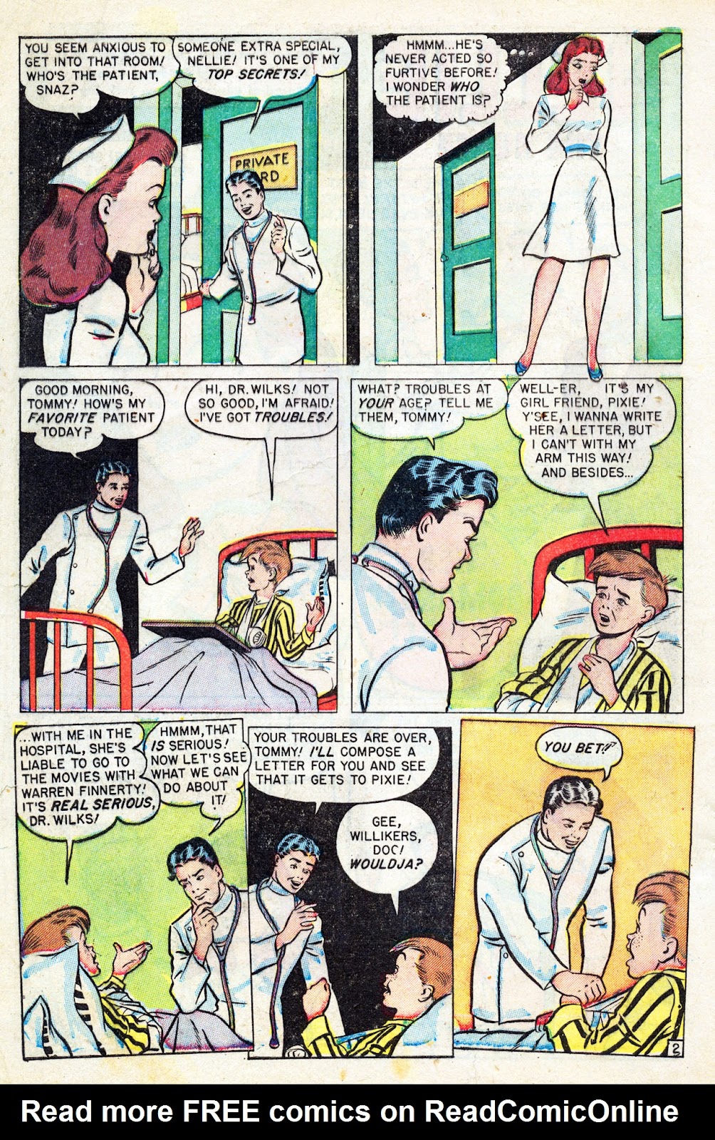 Read online Nellie The Nurse (1945) comic -  Issue #16 - 4
