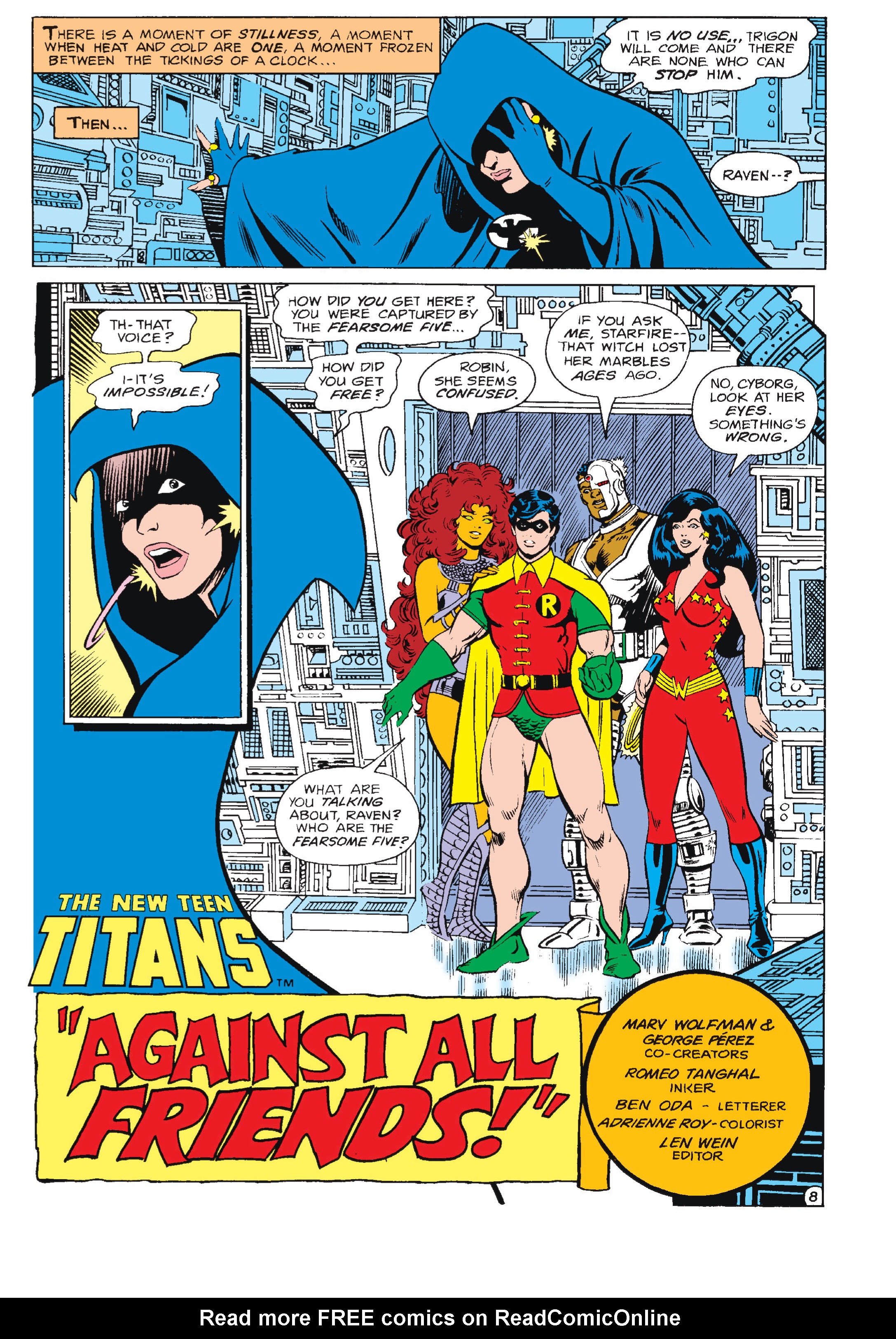 Read online The New Teen Titans (1980) comic -  Issue #4 - 8