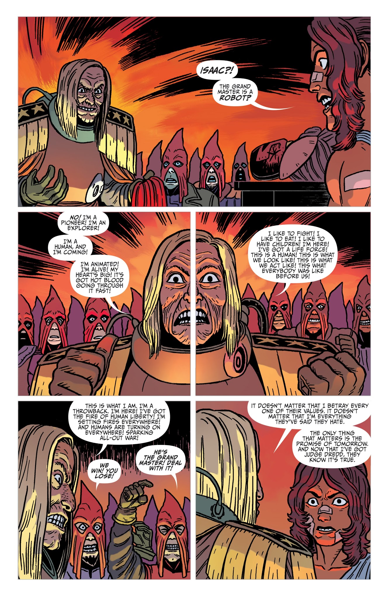 Read online Judge Dredd: The Blessed Earth comic -  Issue #7 - 21