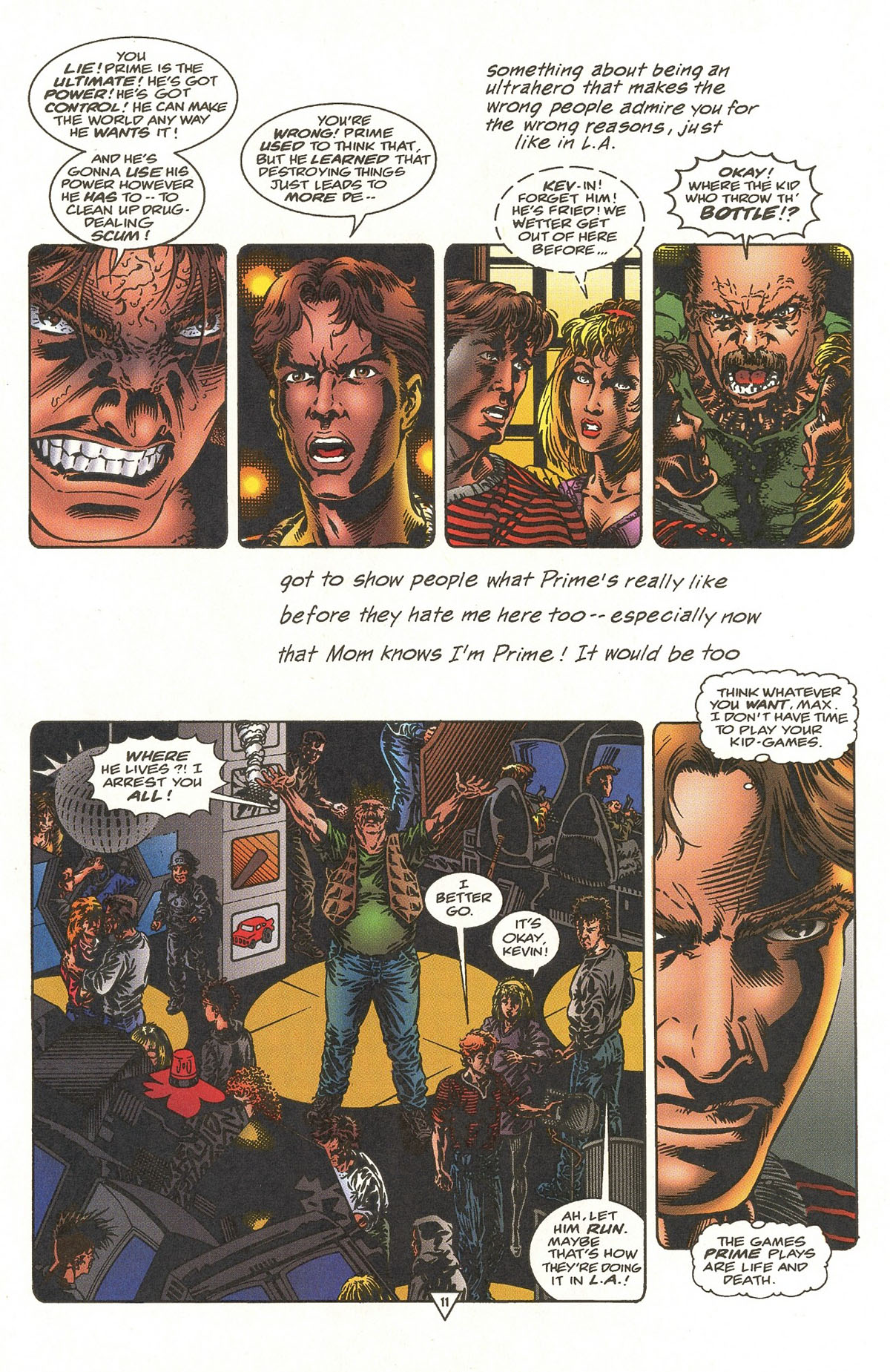 Read online Prime (1995) comic -  Issue #6 - 14