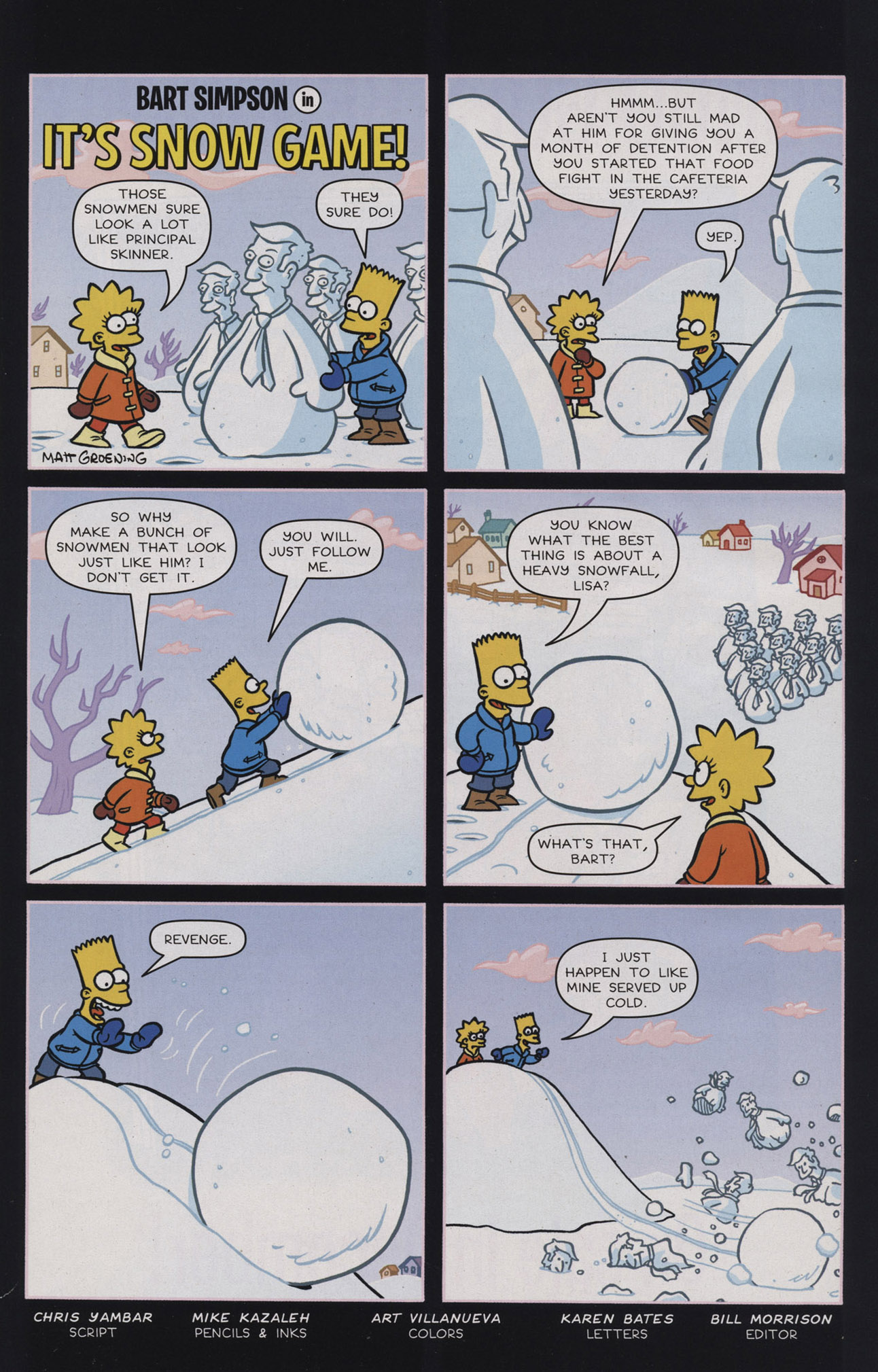 Read online The Simpsons Winter Wingding comic -  Issue #6 - 17
