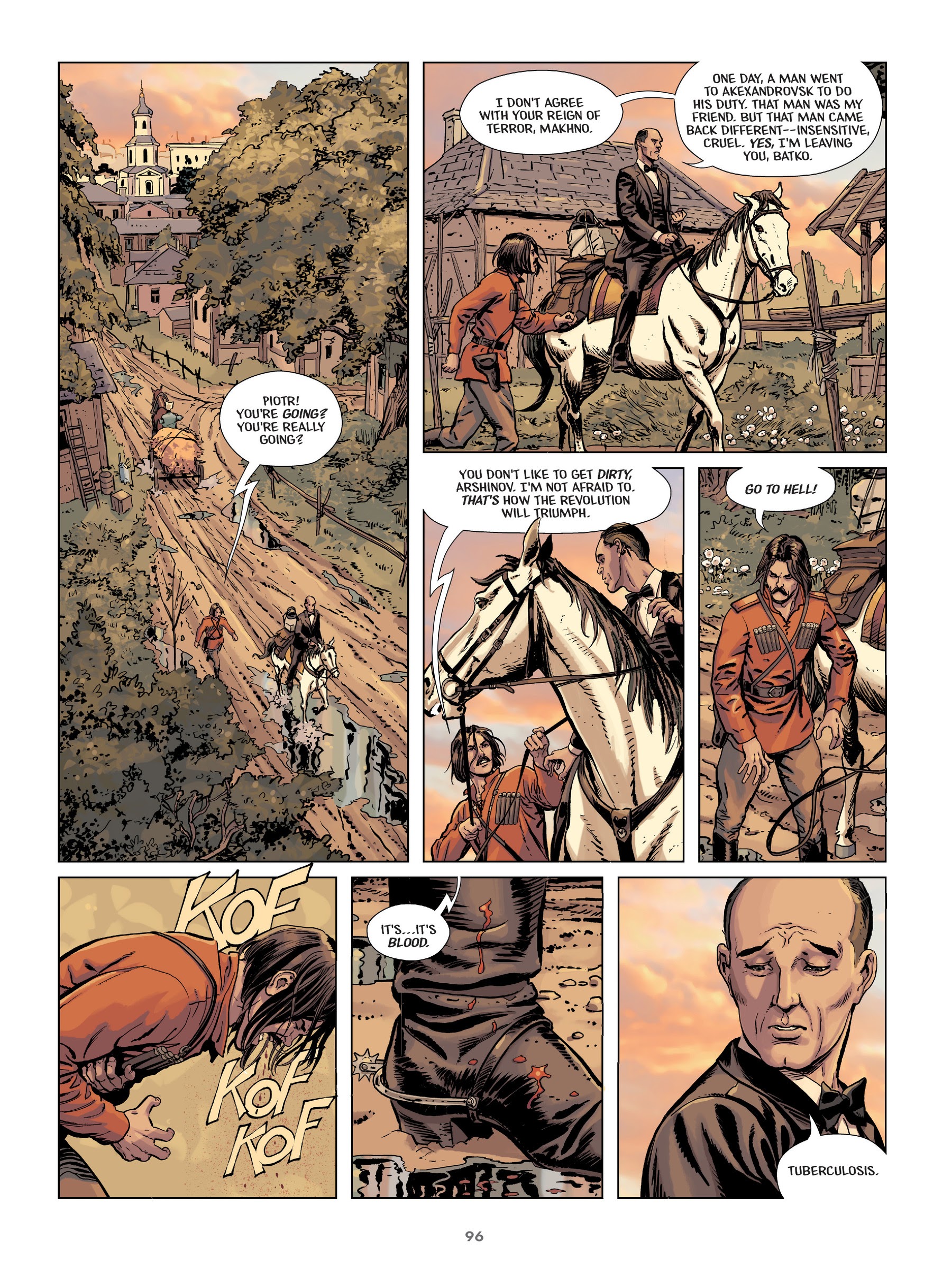 Read online Makhno: Ukrainian Freedom Fighter comic -  Issue # TPB - 97