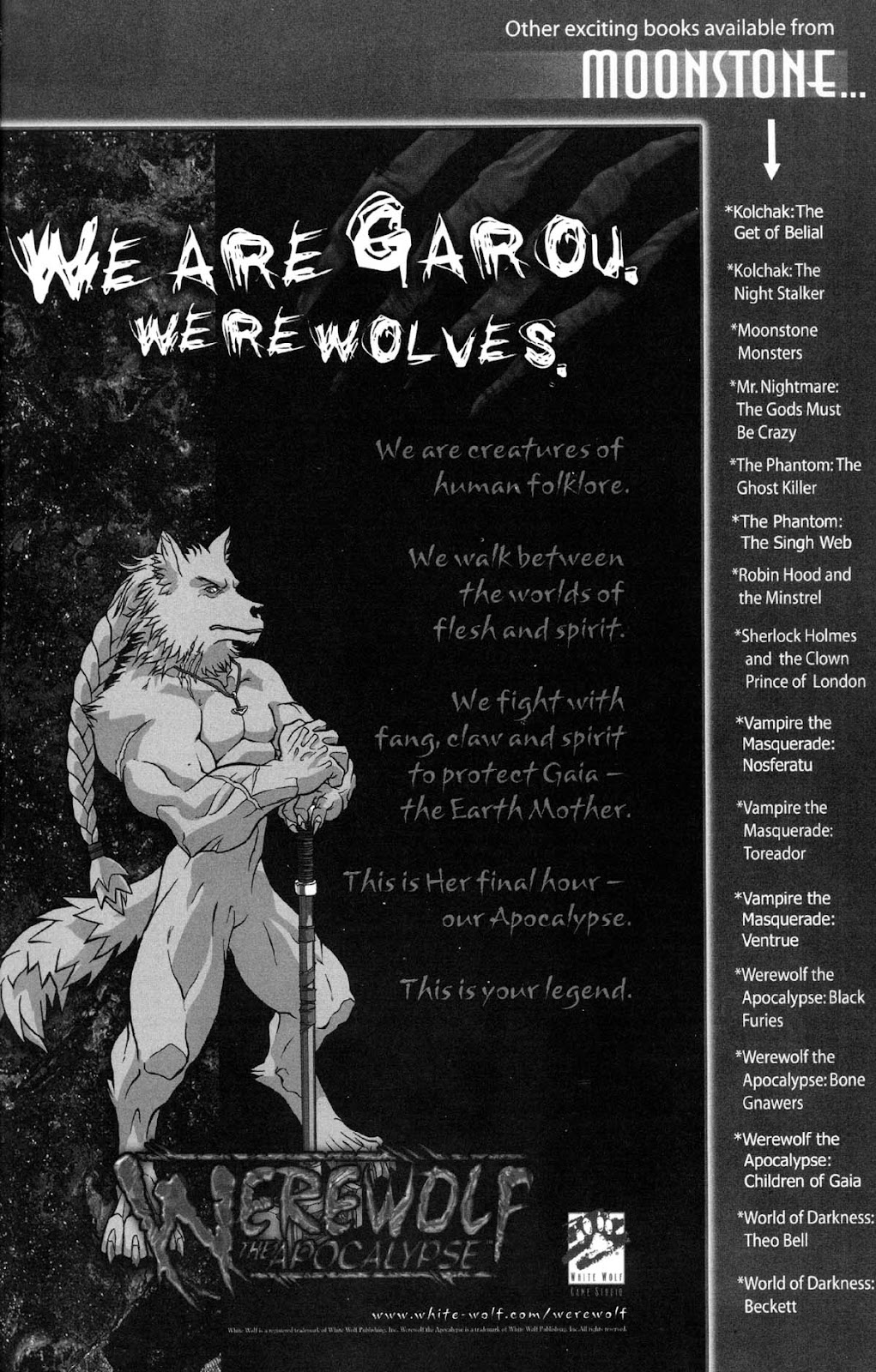Read online Werewolf the Apocalypse comic -  Issue # Fianna - 51