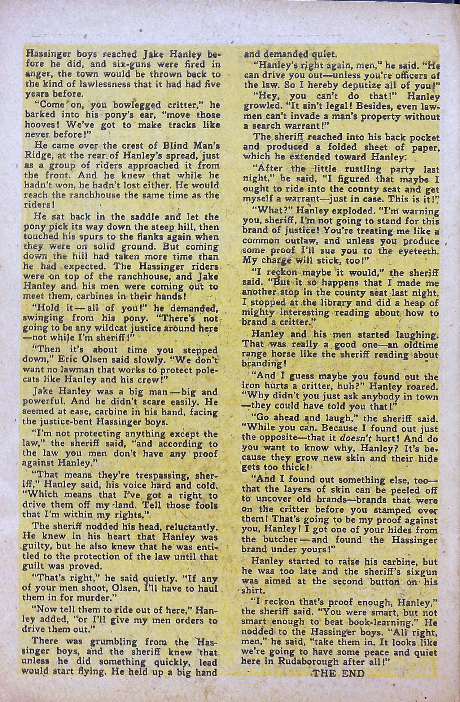 Read online Billy the Kid Adventure Magazine comic -  Issue #11 - 30