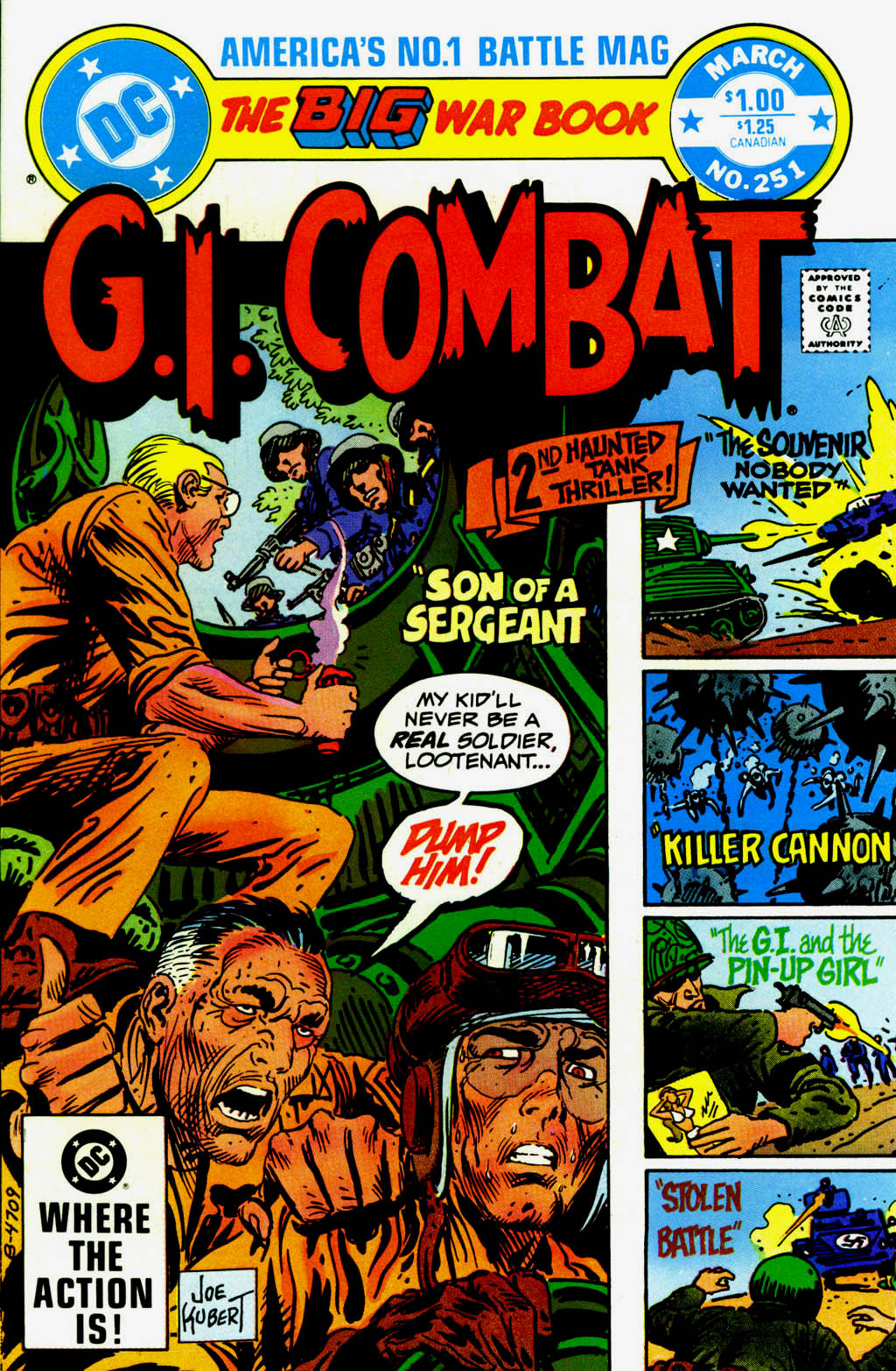 Read online G.I. Combat (1952) comic -  Issue #251 - 1