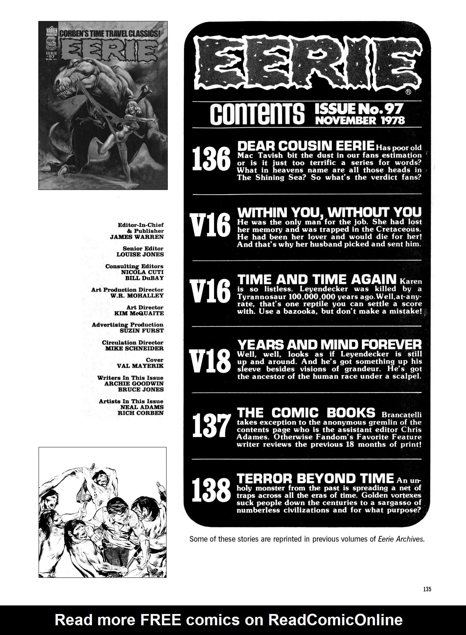 Read online Eerie Archives comic -  Issue # TPB 20 - 135