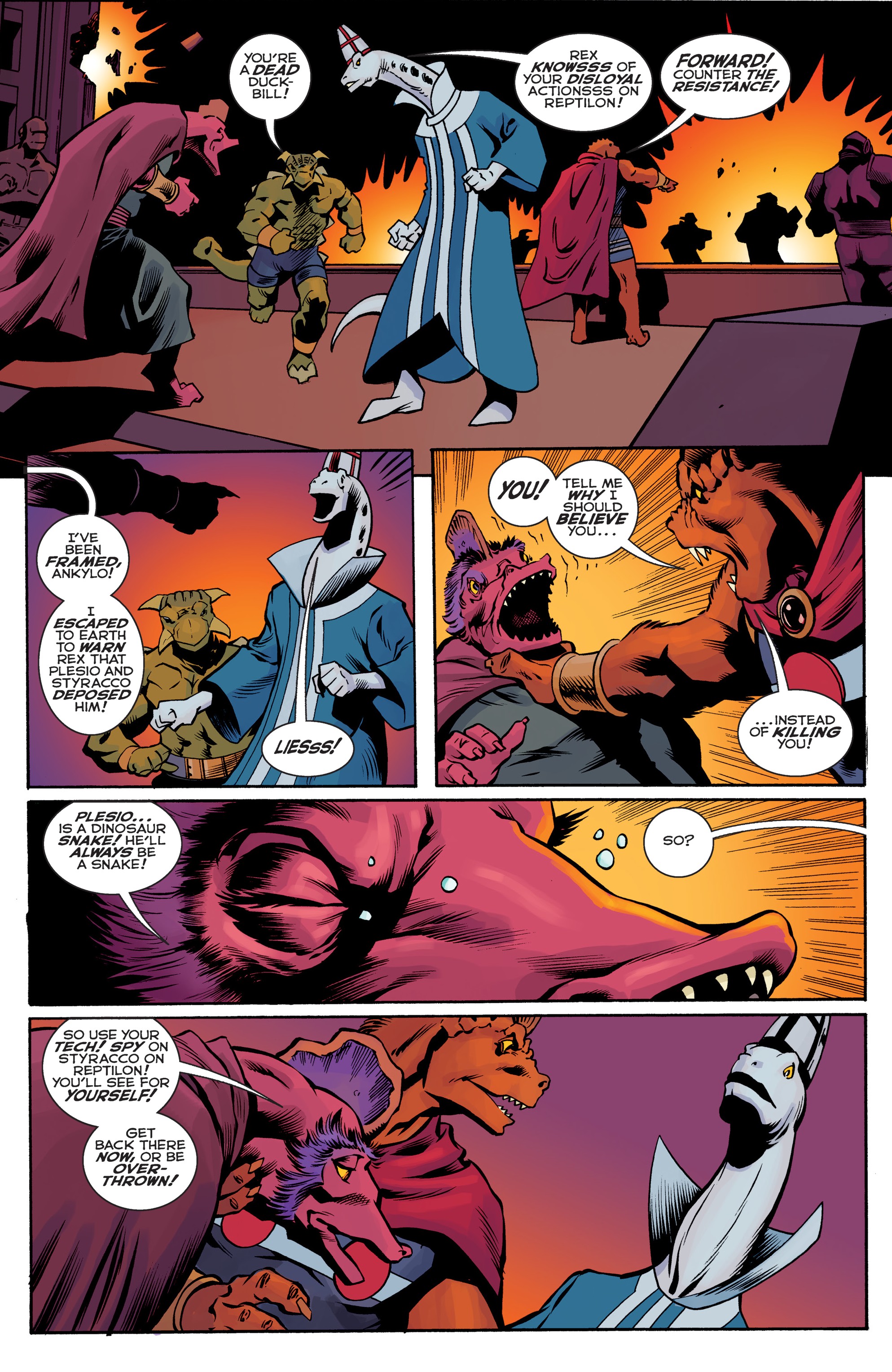 Read online Dinosaucers comic -  Issue #5 - 11