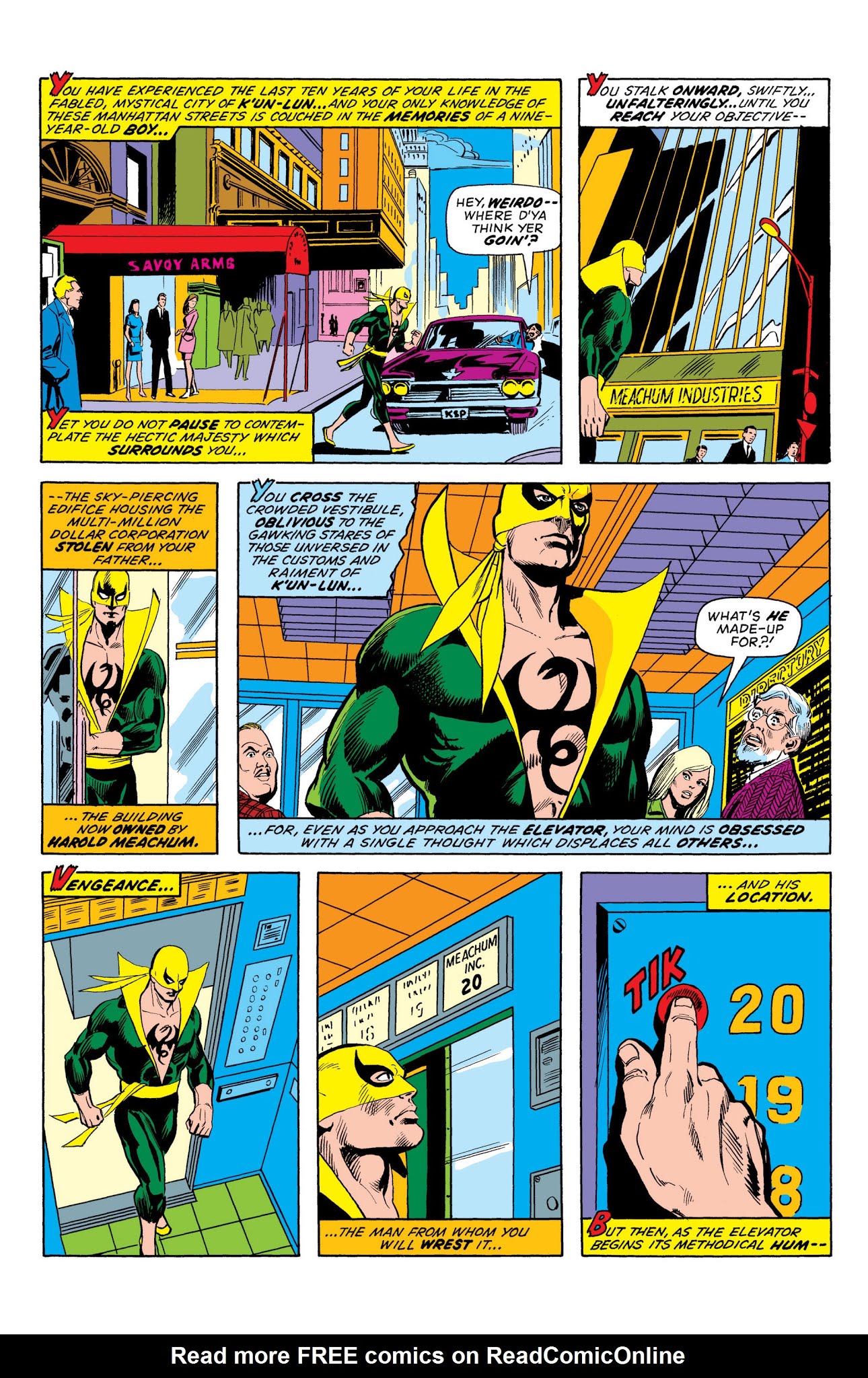 Read online Marvel Masterworks: Iron Fist comic -  Issue # TPB 1 (Part 1) - 46