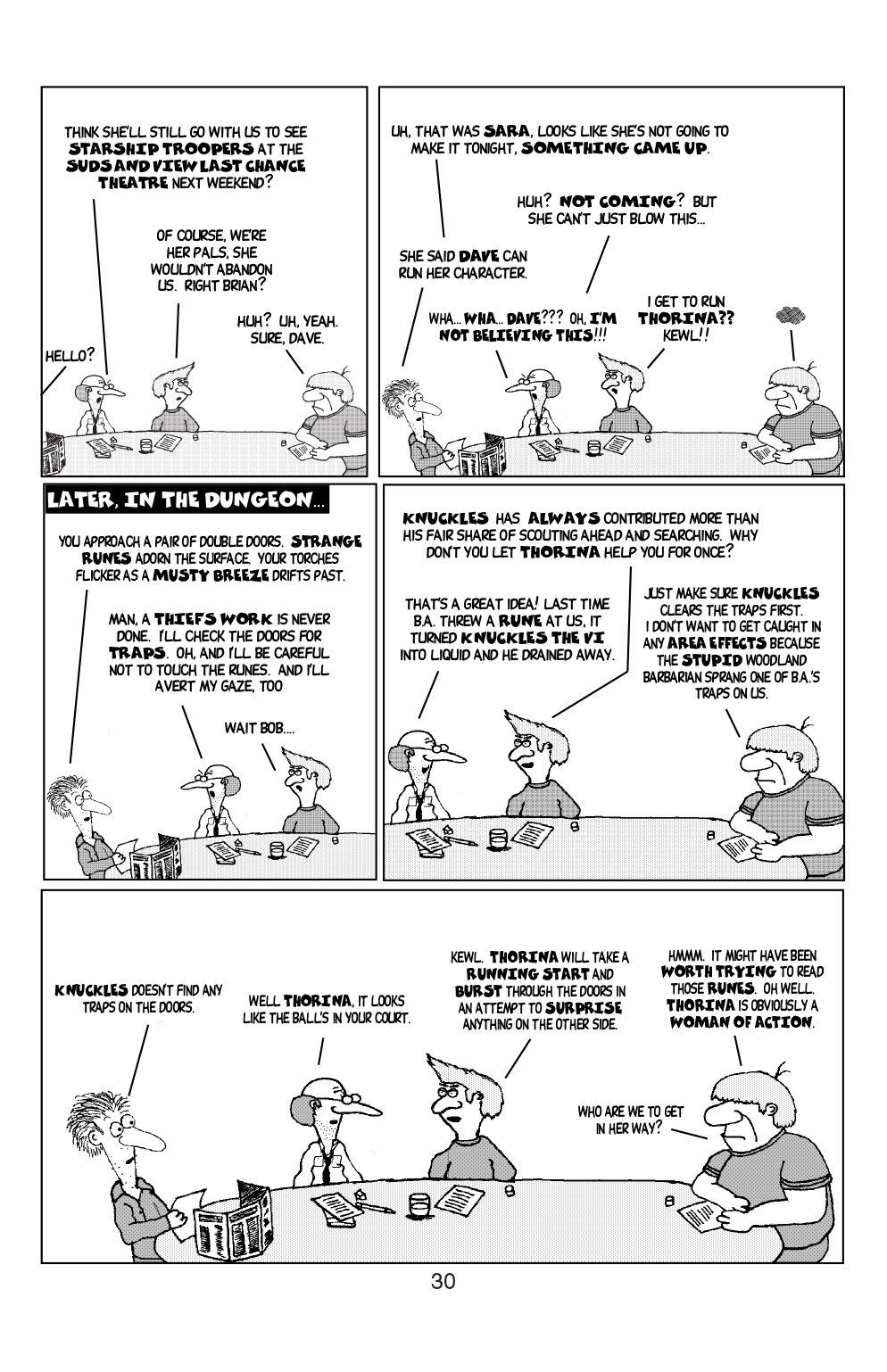 Read online Knights of the Dinner Table comic -  Issue #27 - 32