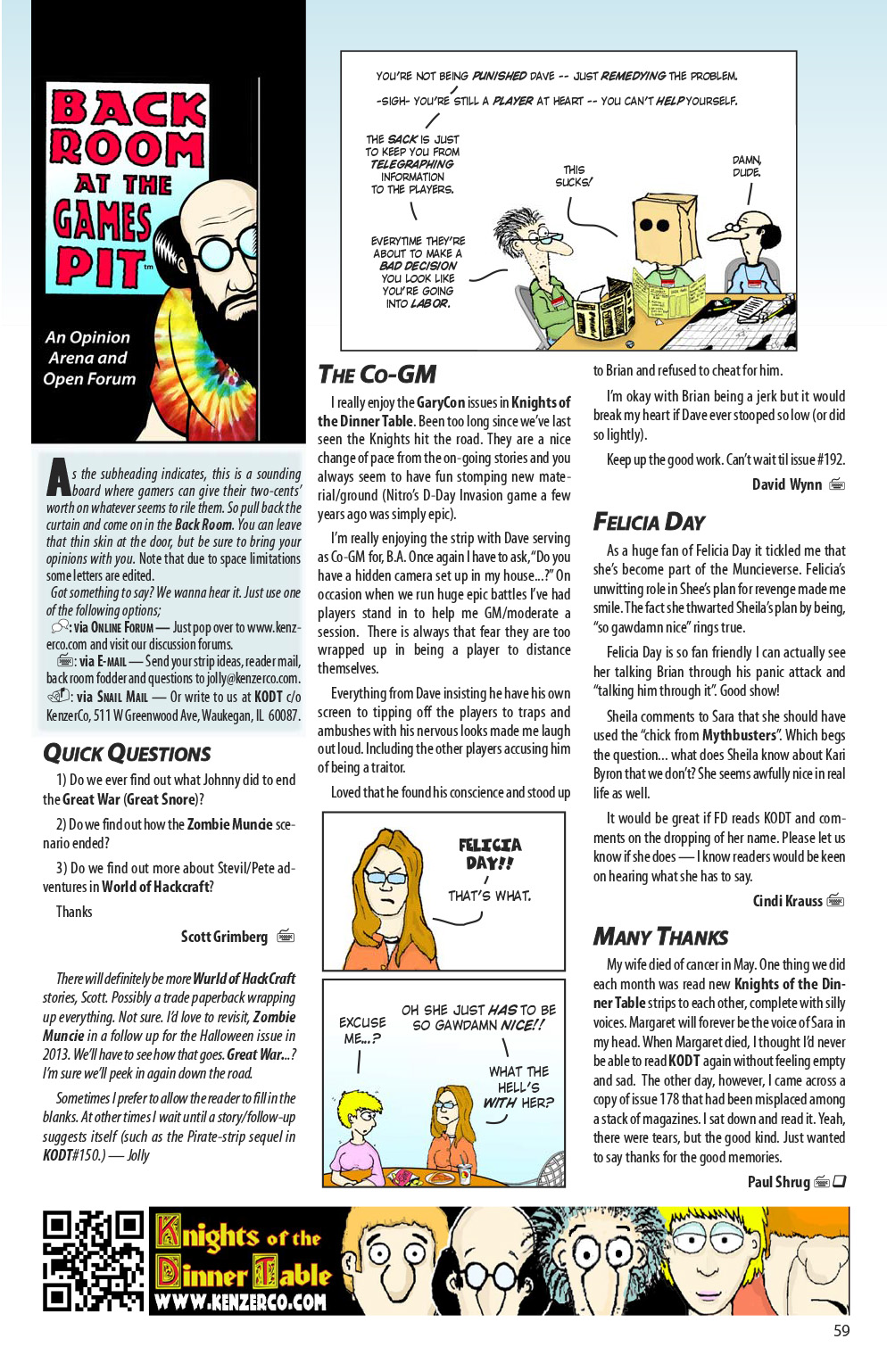 Read online Knights of the Dinner Table comic -  Issue #192 - 61