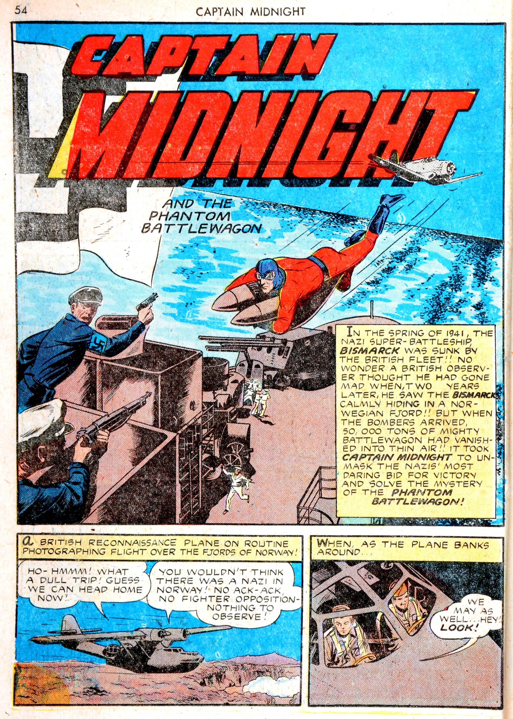 Read online Captain Midnight (1942) comic -  Issue #13 - 53