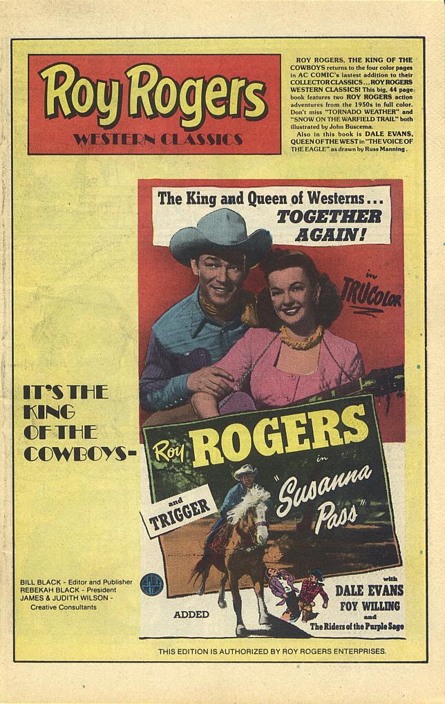 Read online Roy Rogers comic -  Issue #1 - 3