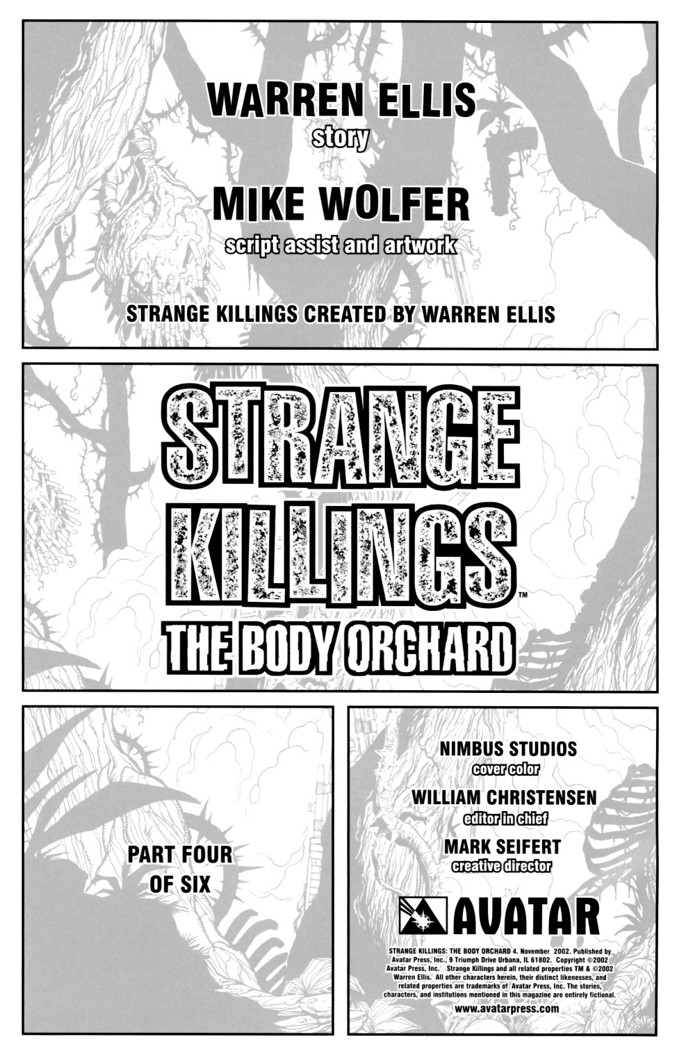 Read online Strange Killings: The Body Orchard comic -  Issue #4 - 2