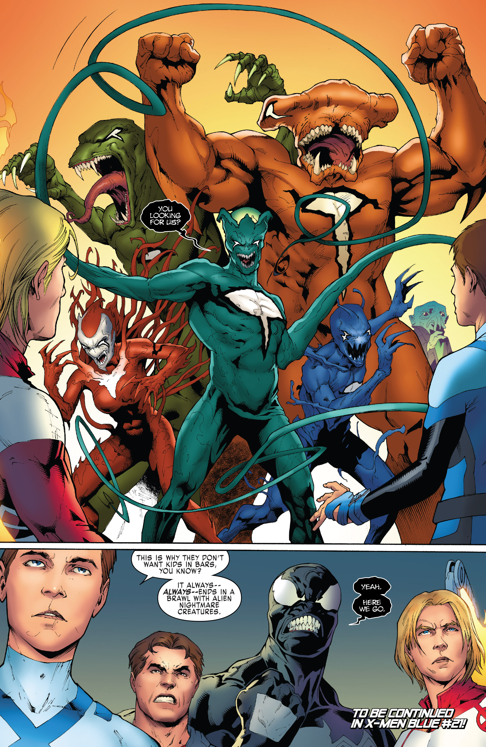 Read online X-Men: Blue comic -  Issue # Annual 1 - 30