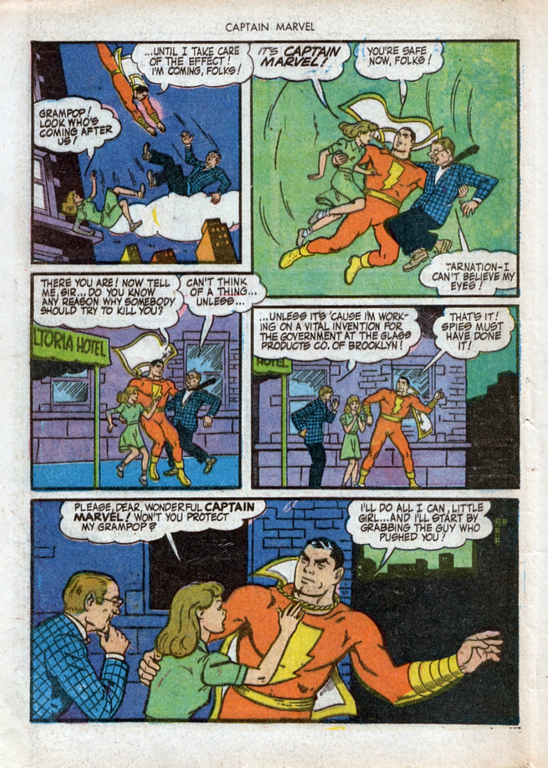 Read online Captain Marvel Adventures comic -  Issue #32 - 40