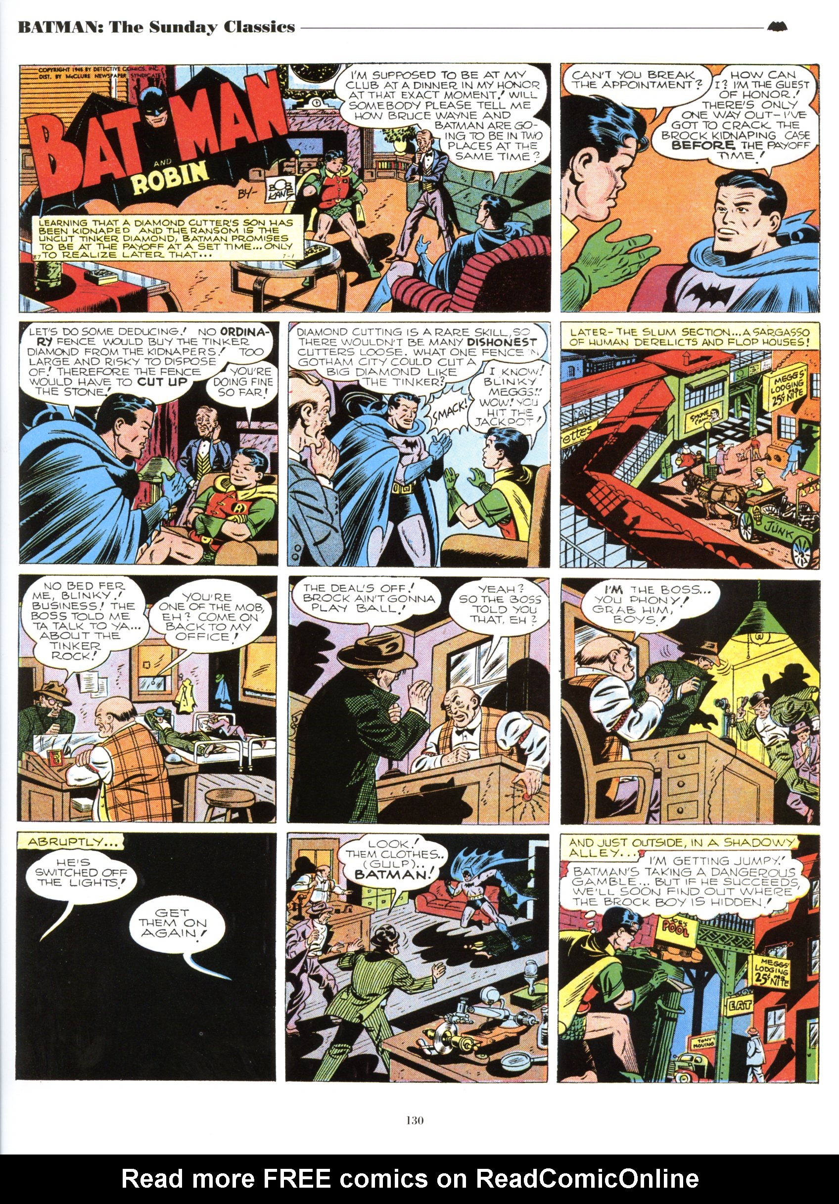 Read online Batman: The Sunday Classics comic -  Issue # TPB - 136