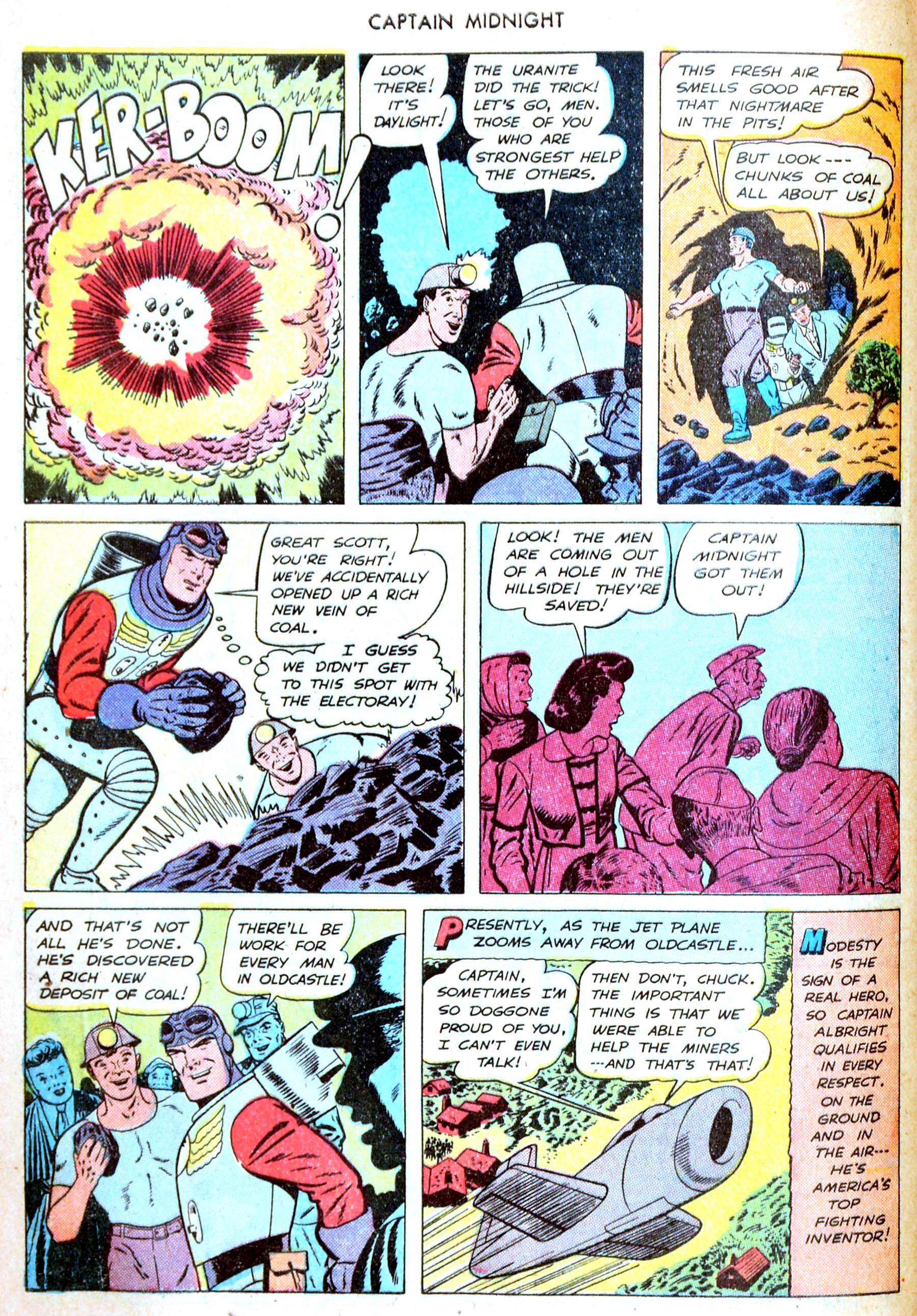 Read online Captain Midnight (1942) comic -  Issue #62 - 8