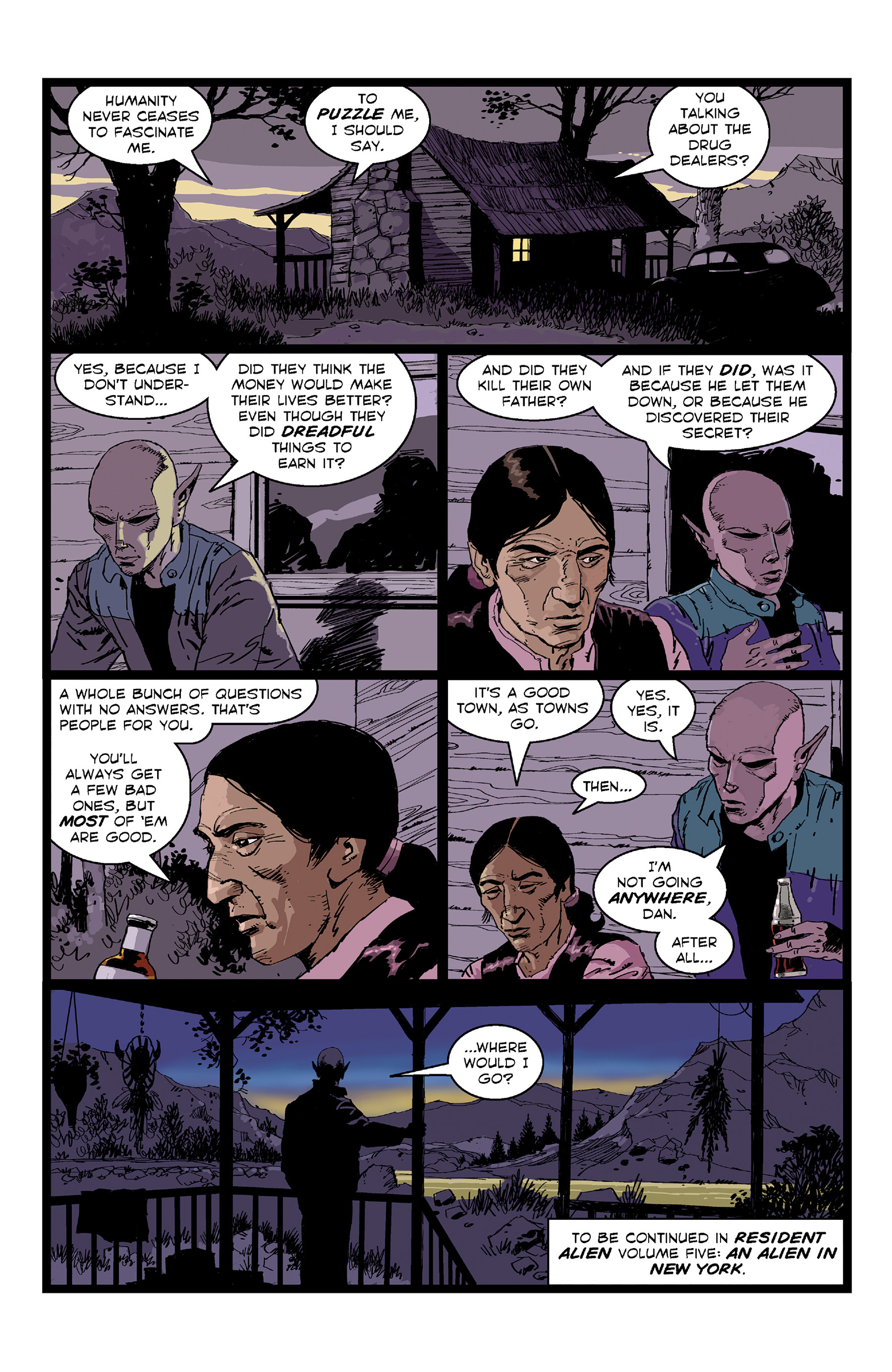 Read online Resident Alien: The Man With No Name comic -  Issue #4 - 24