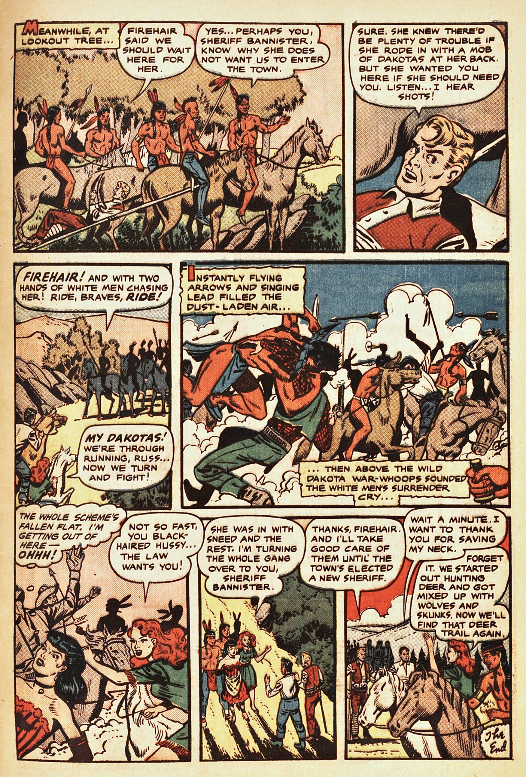 Read online Firehair (1951) comic -  Issue #8 - 33