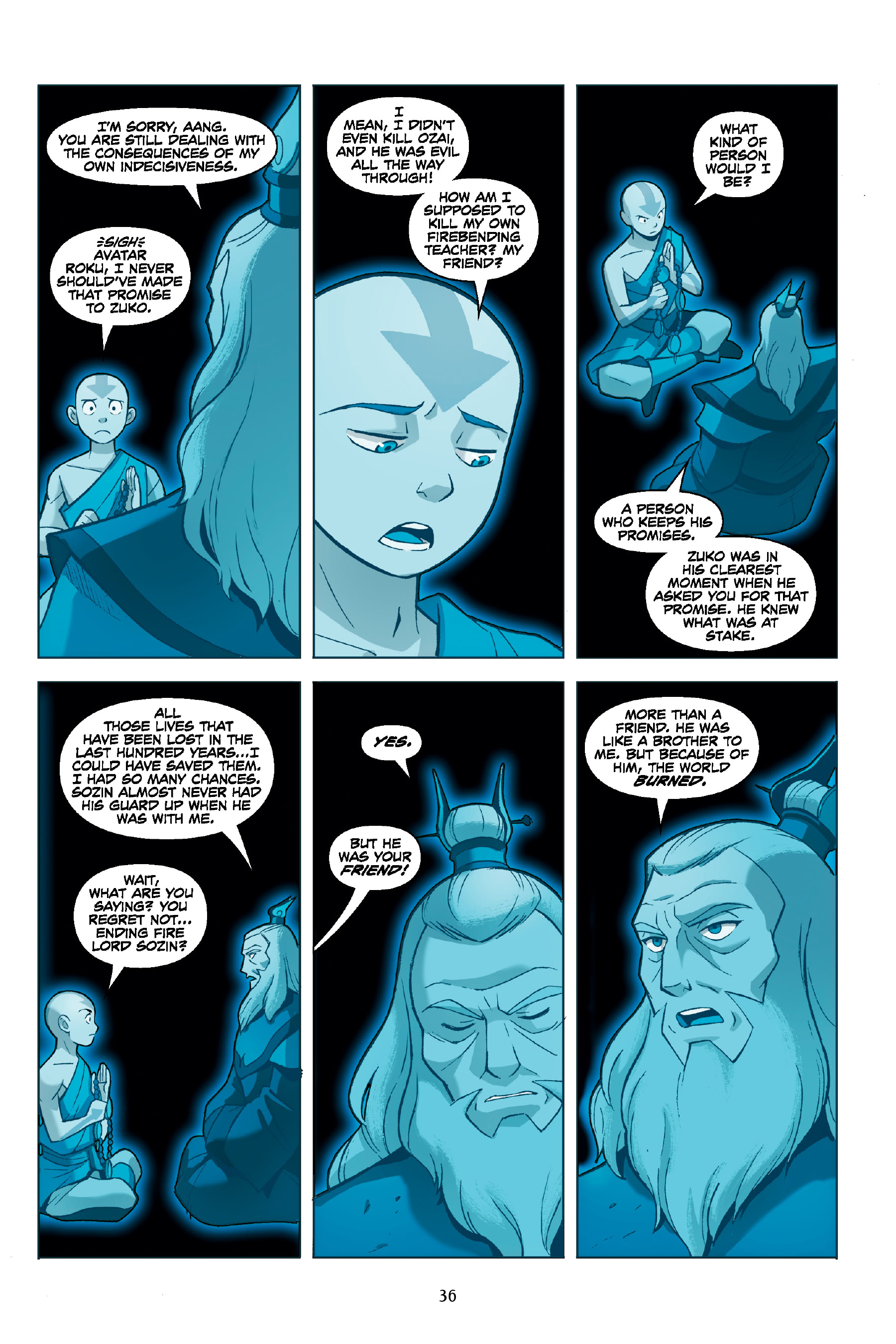 Read online Nickelodeon Avatar: The Last Airbender - The Promise comic -  Issue # _TPB Omnibus (Part 1) - 37