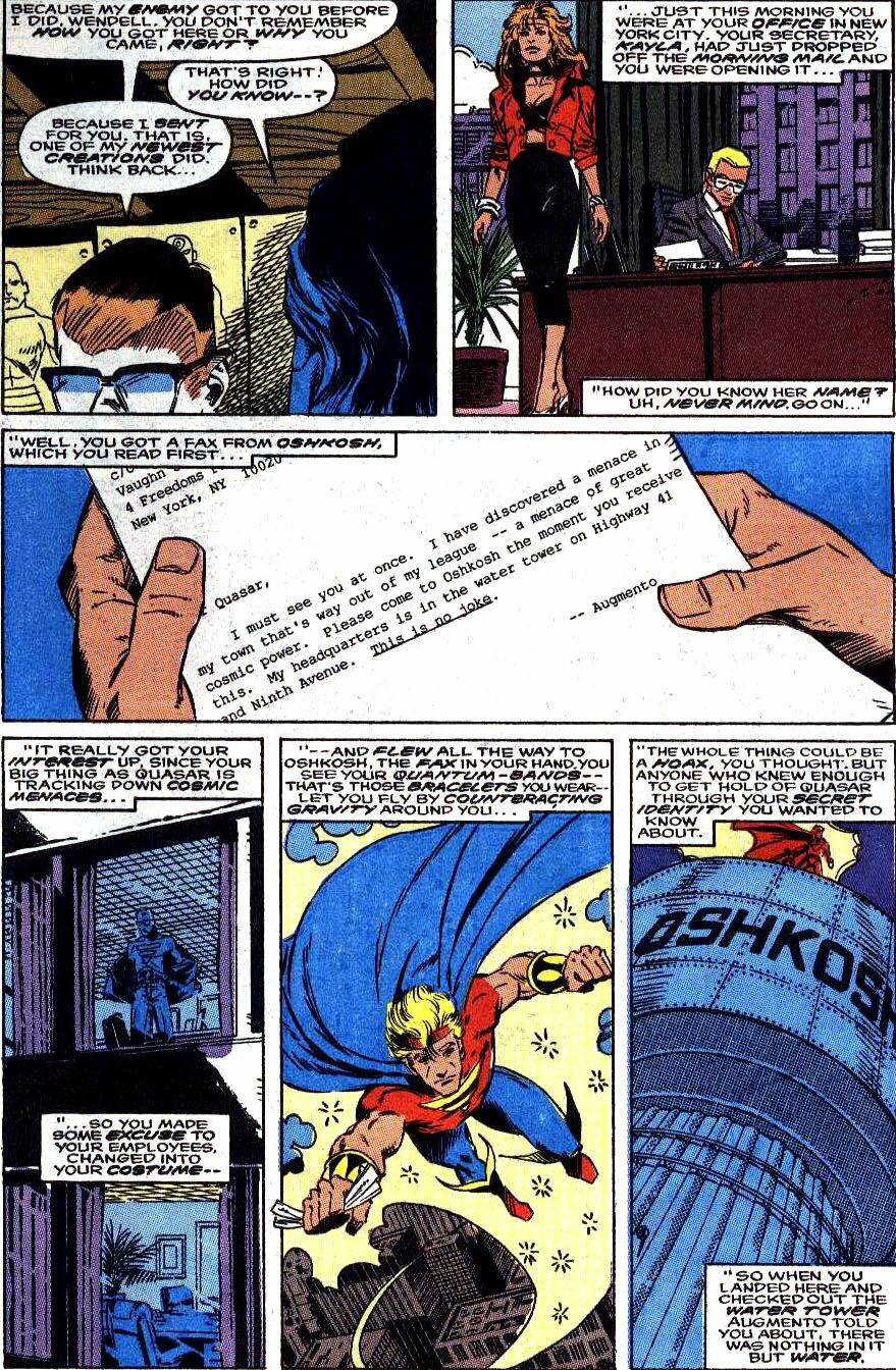 Read online Quasar comic -  Issue #18 - 12