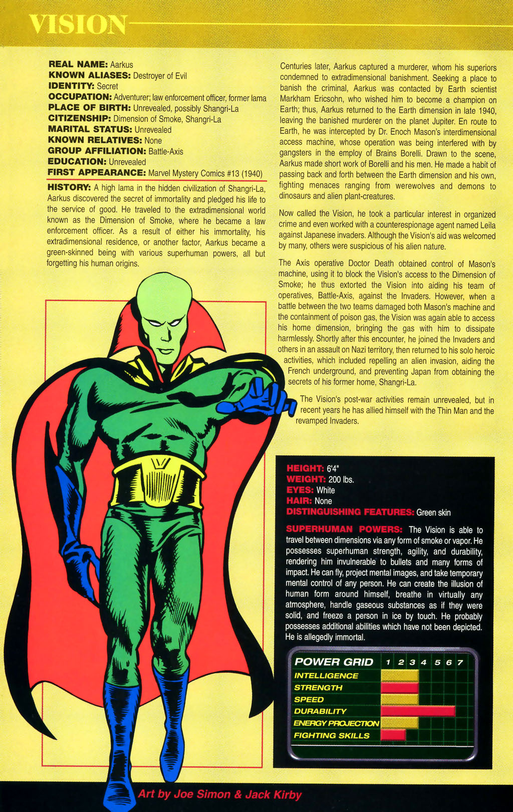 Read online The Official Handbook of the Marvel Universe: Golden Age comic -  Issue # Full - 46