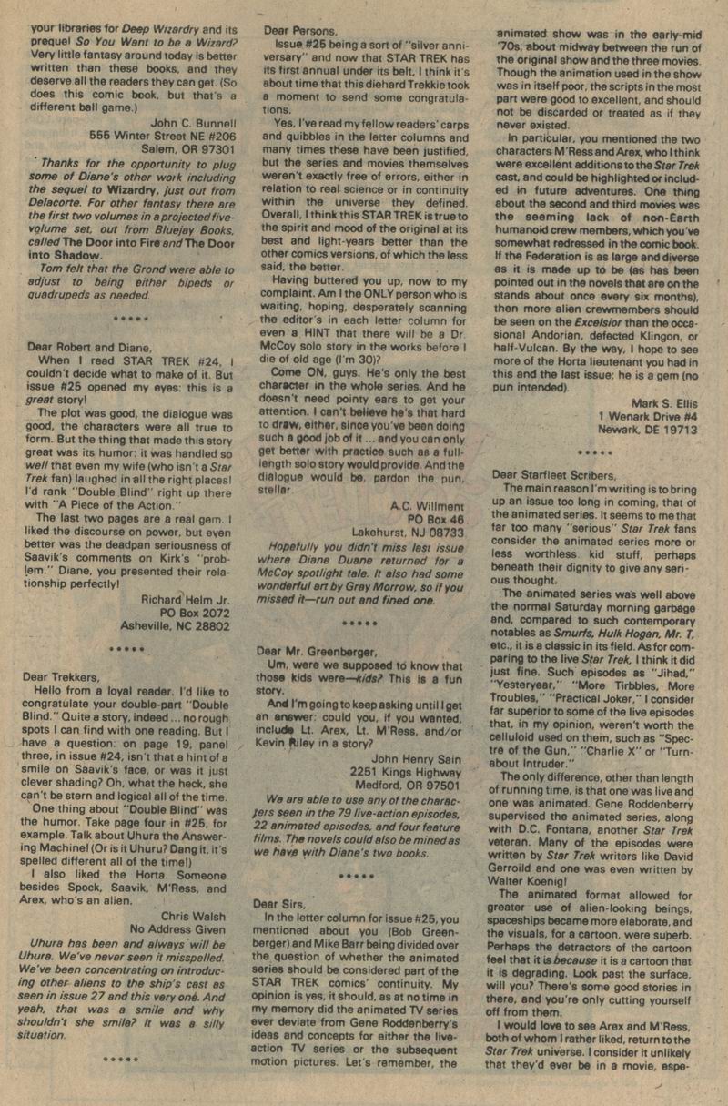 Read online Star Trek (1984) comic -  Issue #29 - 24