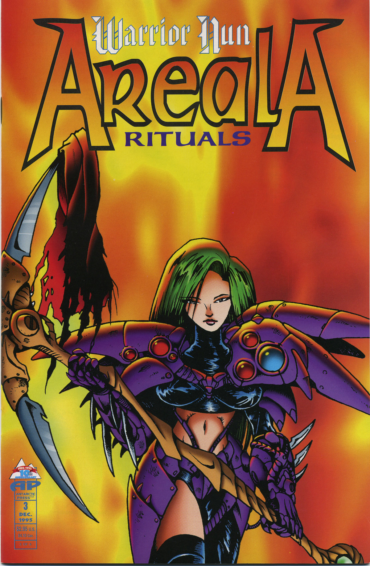 Read online Warrior Nun Areala: Rituals comic -  Issue #3 - 1