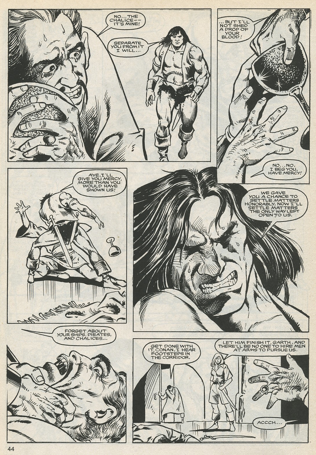 Read online The Savage Sword Of Conan comic -  Issue #127 - 44