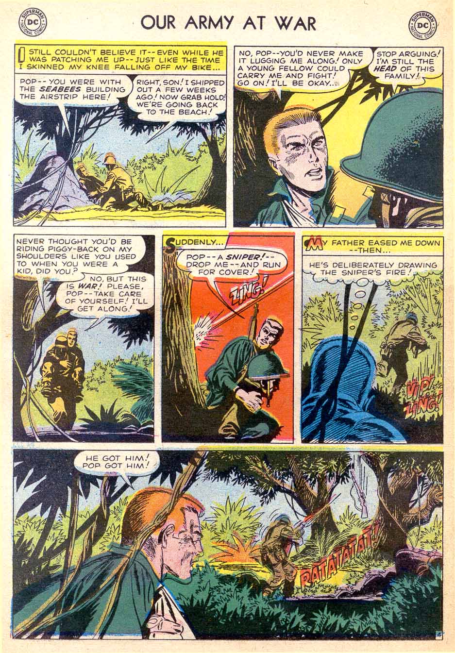 Read online Our Army at War (1952) comic -  Issue #64 - 22