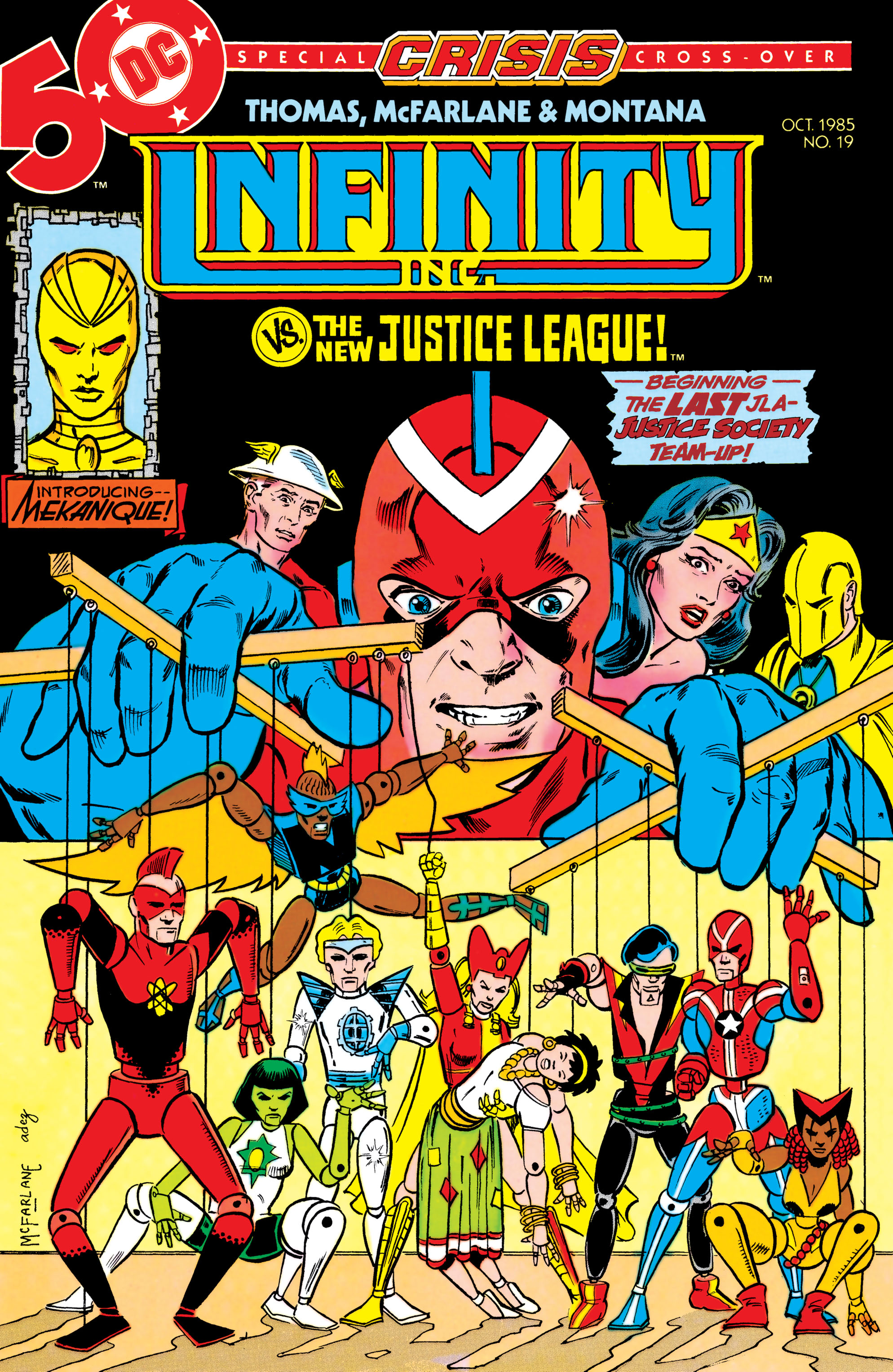 Read online Infinity Inc. (1984) comic -  Issue #19 - 1