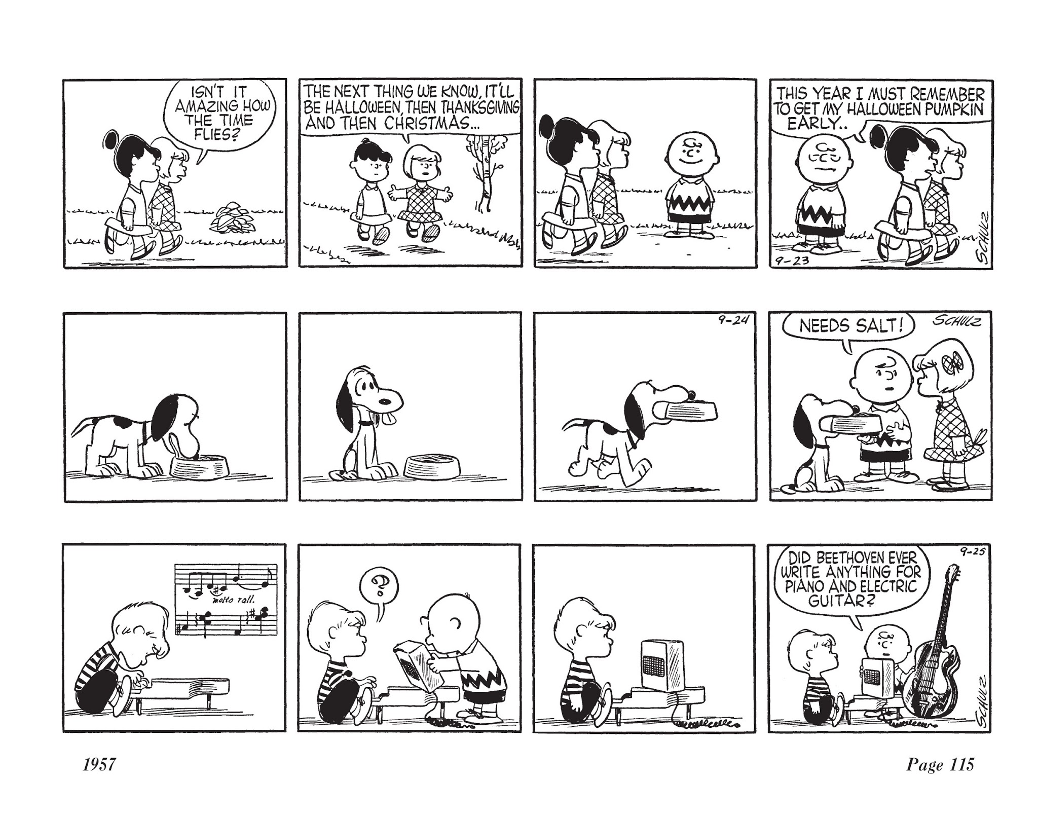 Read online The Complete Peanuts comic -  Issue # TPB 4 - 129