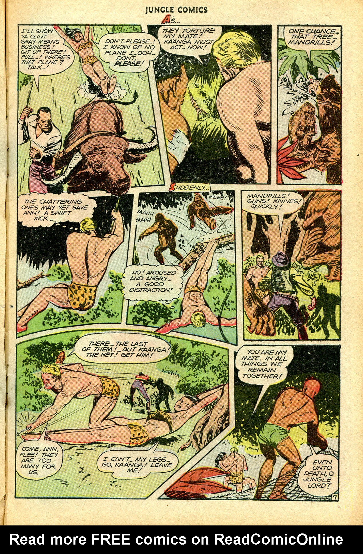 Read online Jungle Comics comic -  Issue #82 - 9