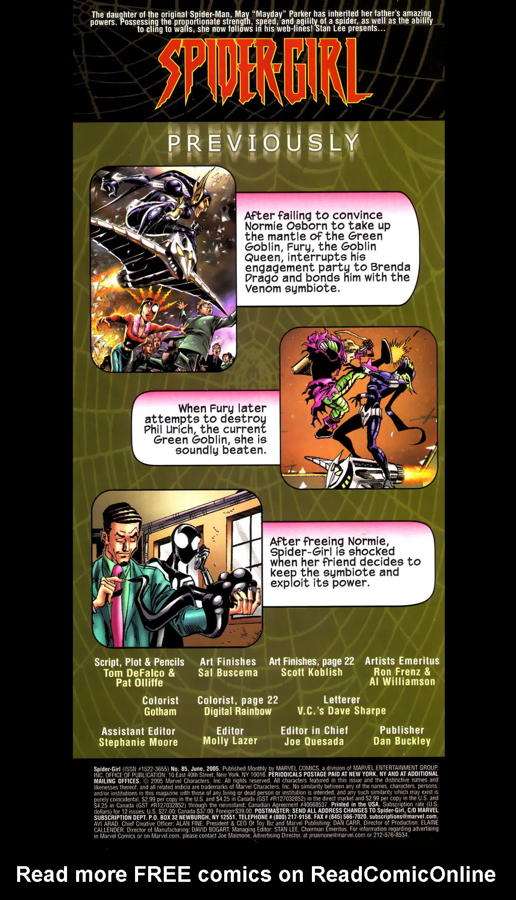 Read online Spider-Girl (1998) comic -  Issue #85 - 2