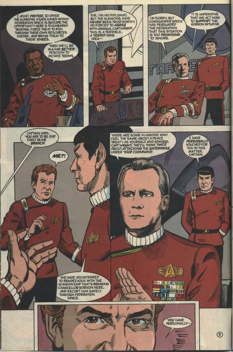 Read online Star Trek VI: The Undiscovered Country comic -  Issue # Full - 7