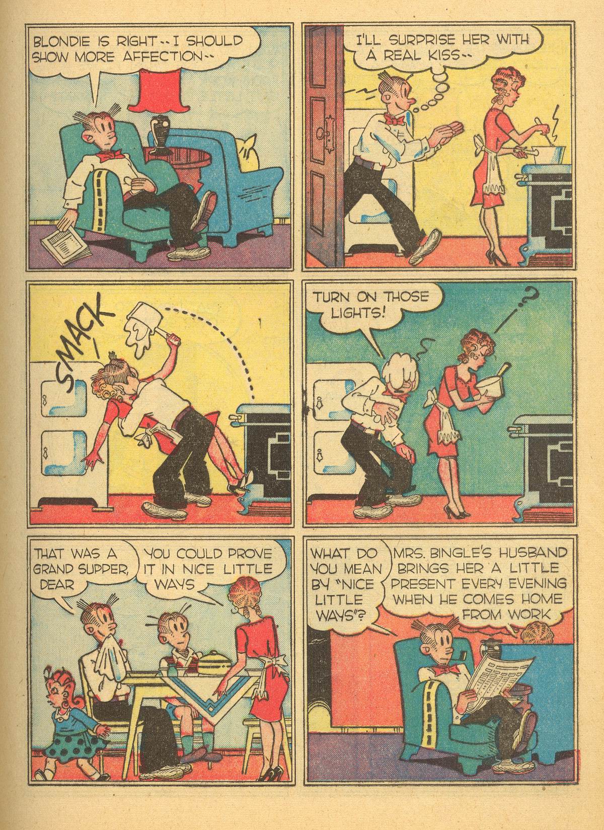 Read online Blondie Comics (1947) comic -  Issue #3 - 21