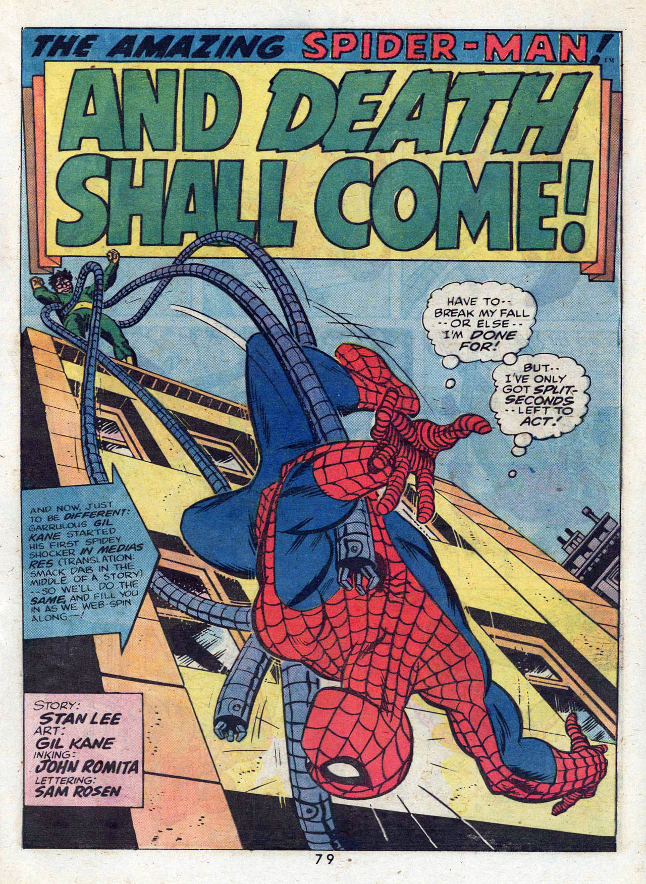 Read online Marvel Treasury Edition comic -  Issue #1 - 79