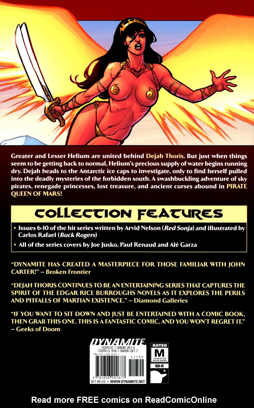 <{ $series->title }} issue TPB 1 - Pirate Queen of Mars - Page 2