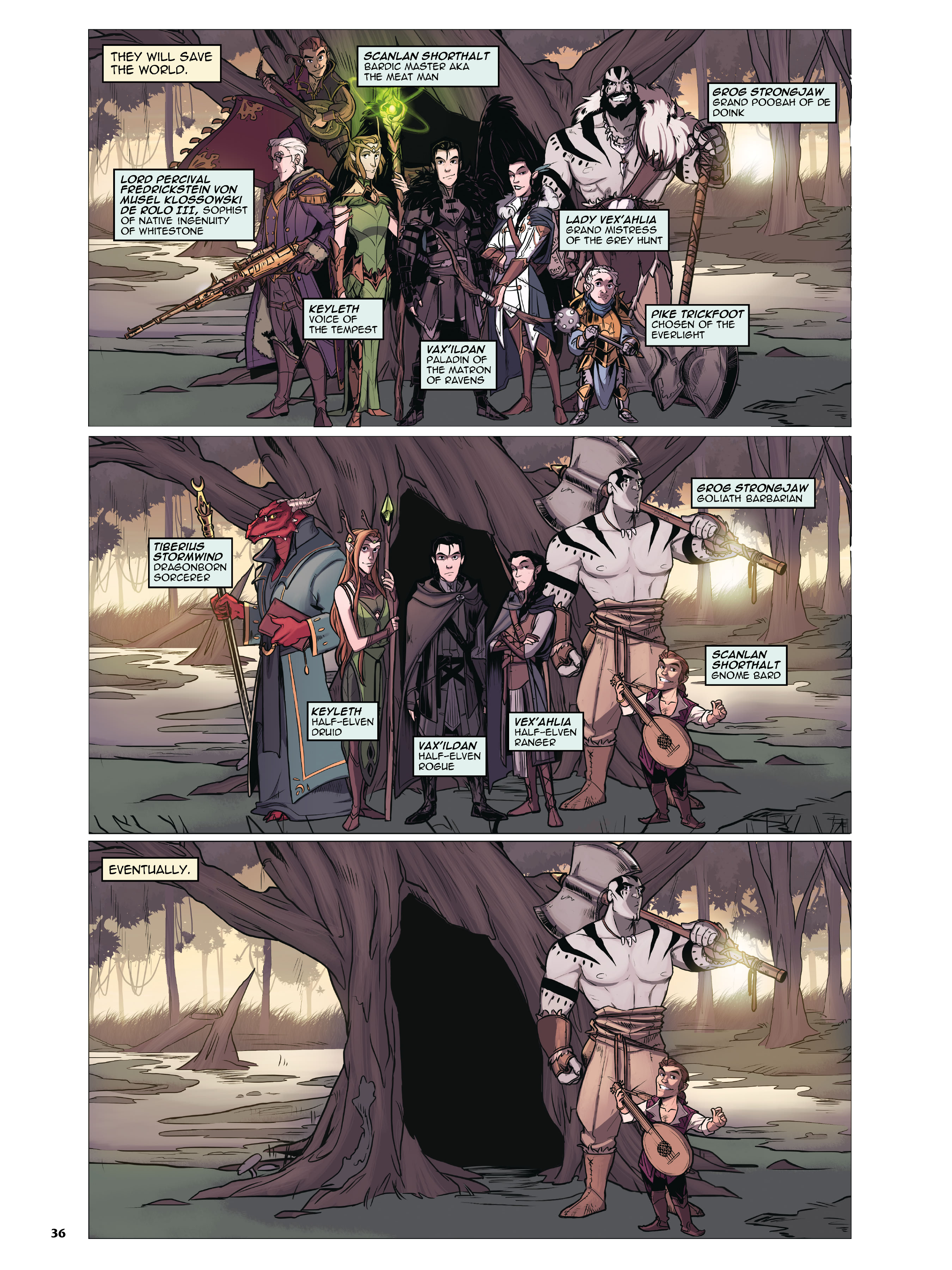 Read online Critical Role Vox Machina Origins comic -  Issue # (2019) _TPB Library Edition (Part 1) - 40