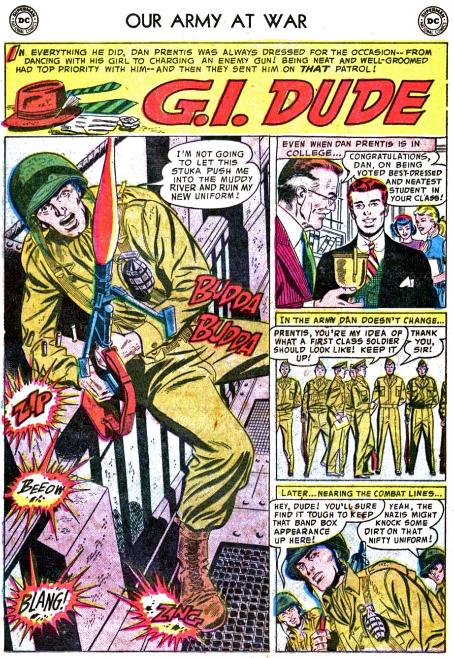 Read online Our Army at War (1952) comic -  Issue #50 - 18