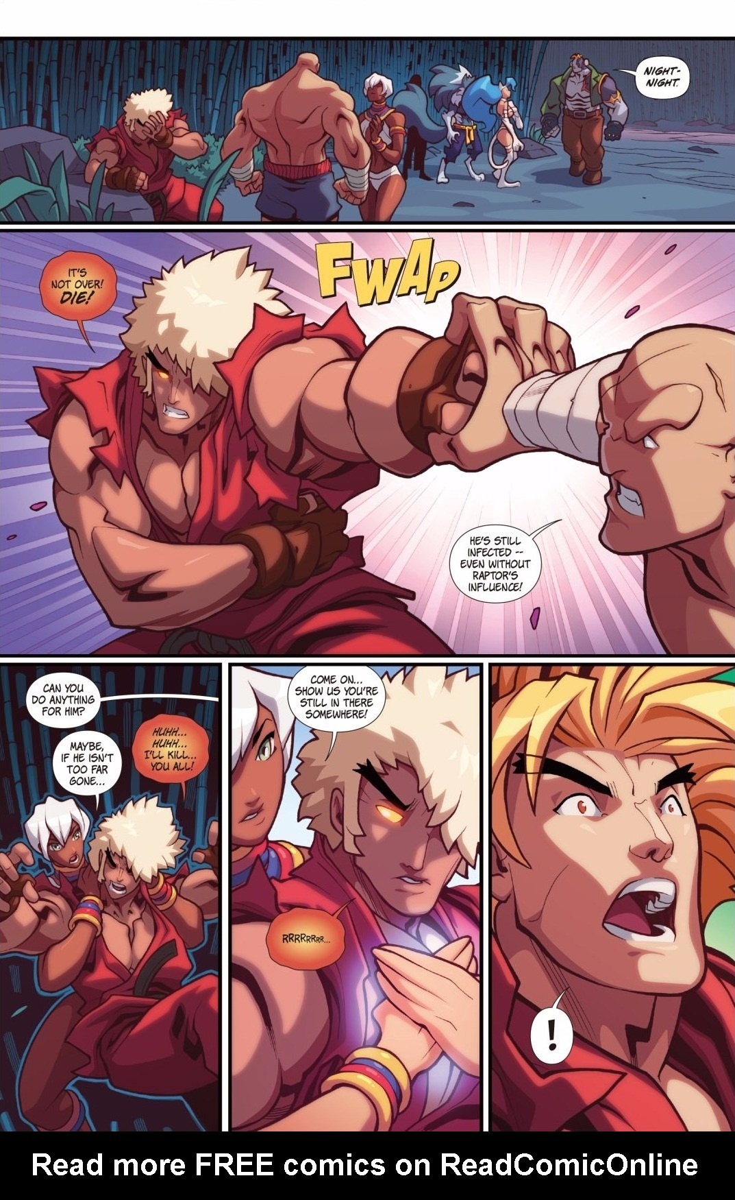 Read online Street Fighter VS Darkstalkers comic -  Issue #4 - 13